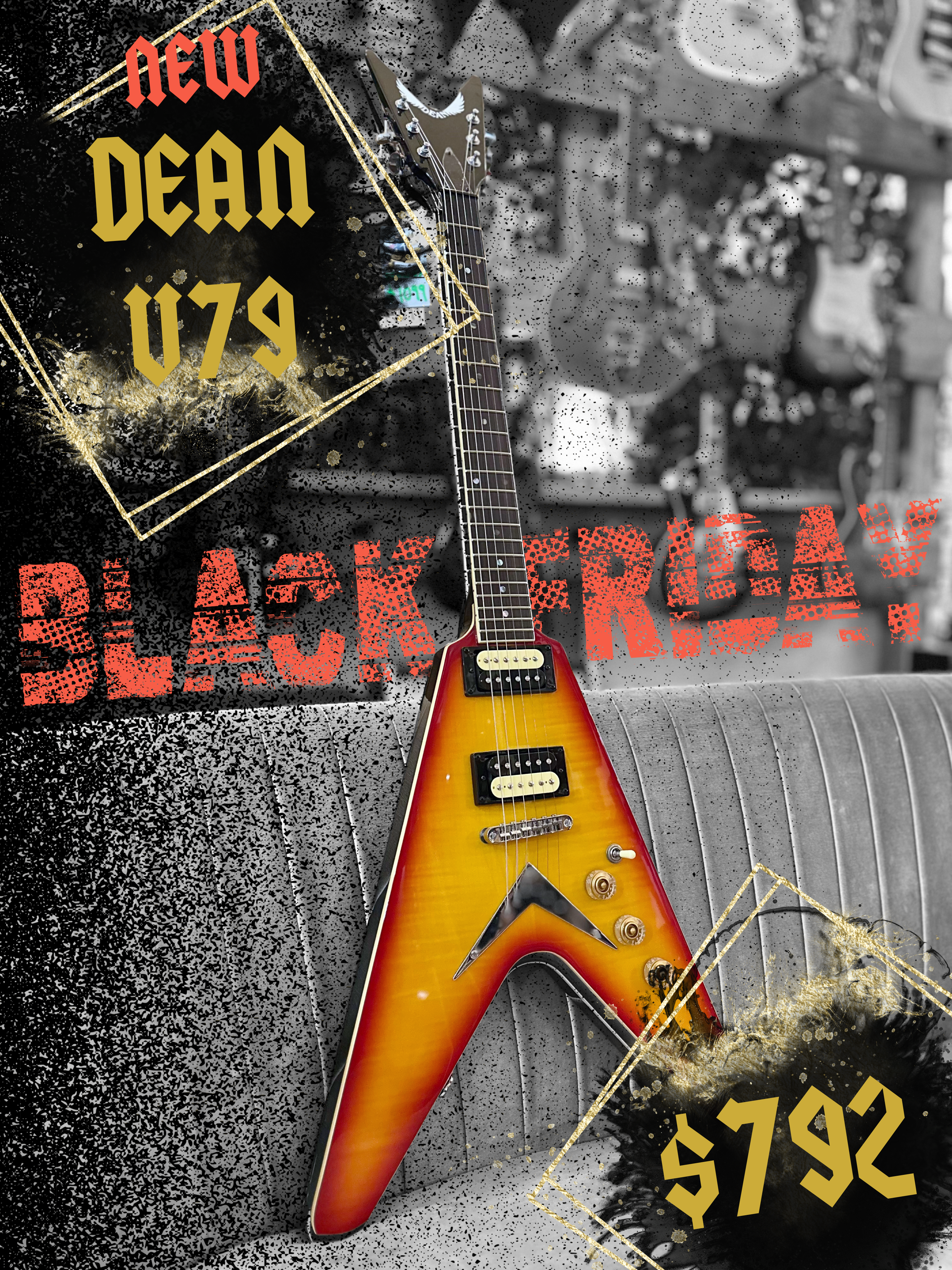 Dean Guitars | V79 | Cherry Sunburst | SALE! – Nepean Music