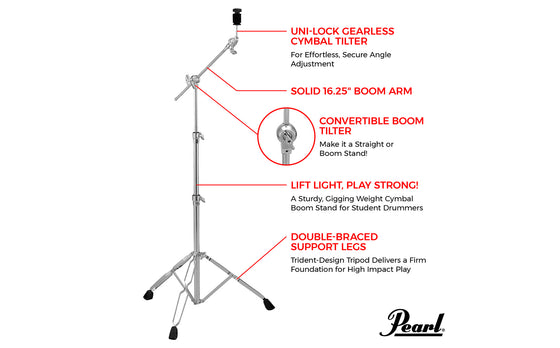 Pearl | BC830 | Cymbal Boom Stand
