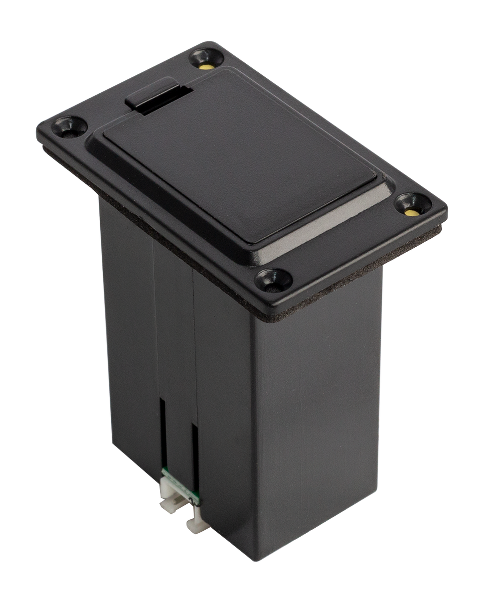  B3850 Replacement 9v Battery Compartment for Guitar Black