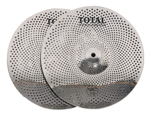  Total Percussion | SRC13PR | 13" Sound Reduction Cymbals. Pair. | Silver