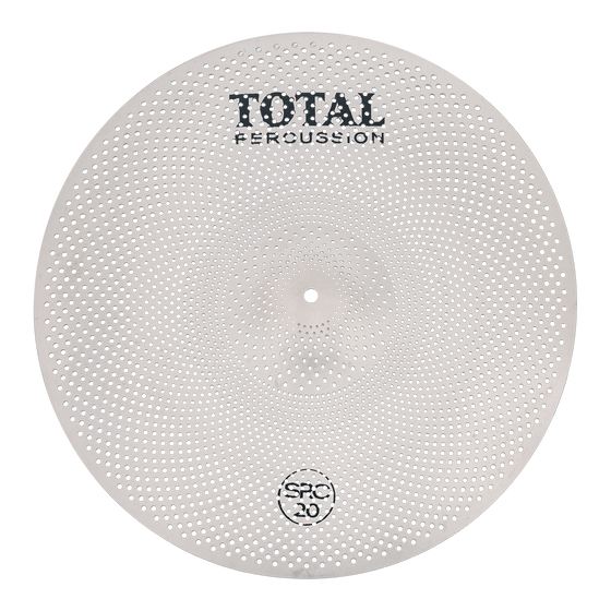 Total Percussion | SRC20 | 20" Sound Reduction Cymbal. | Silver