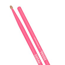  Total Percussion | T5AFLP | Drum Sticks.  | Fluorescent pink with natural tip