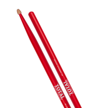  Total Percussion | T5ARED | Drum Sticks.  | Red with natural tip