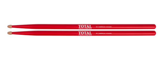 Total Percussion | T5ARED | Drum Sticks.  | Red with natural tip