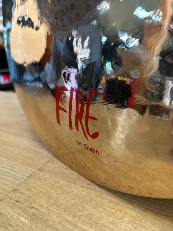 Red Cymbals | Fire Series | 16” Crash Cymbal