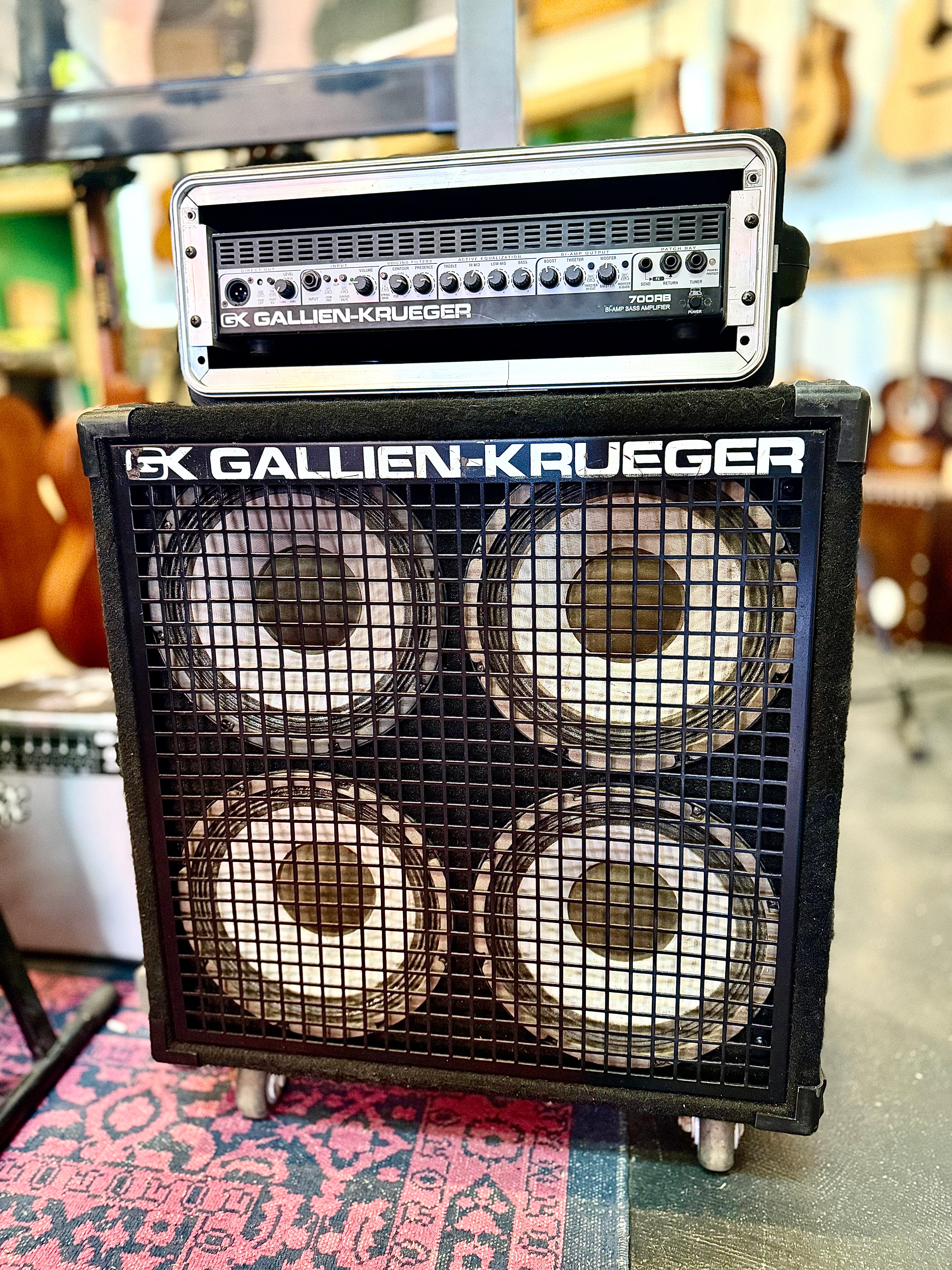 Gallien Krueger | 700RB | 450 Watt Bass Amp | Head and Cab | Pre-Loved