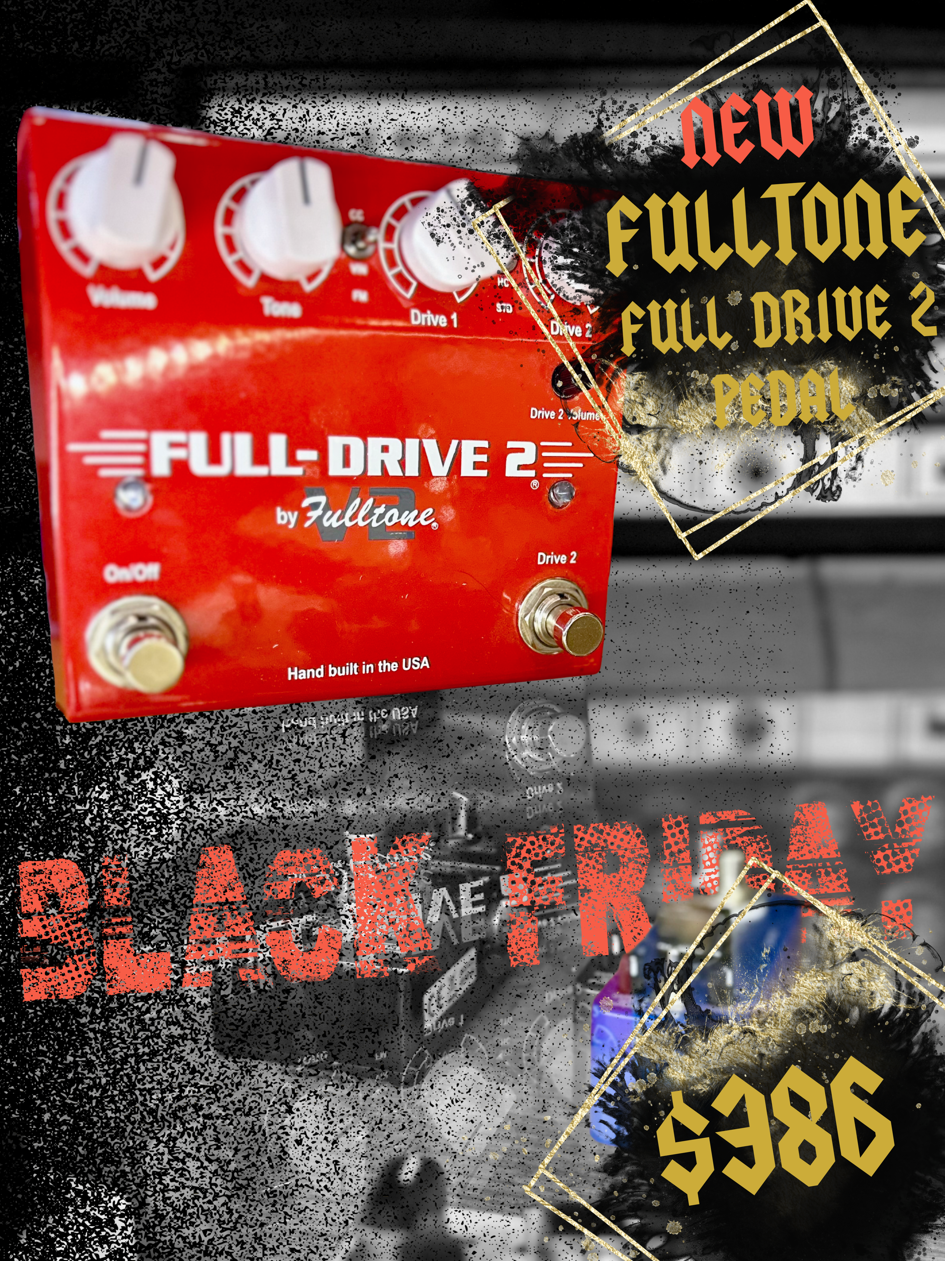 Fulltone | Full-Drive 2 V2 | Overdrive-Distortion Pedal | SALE!