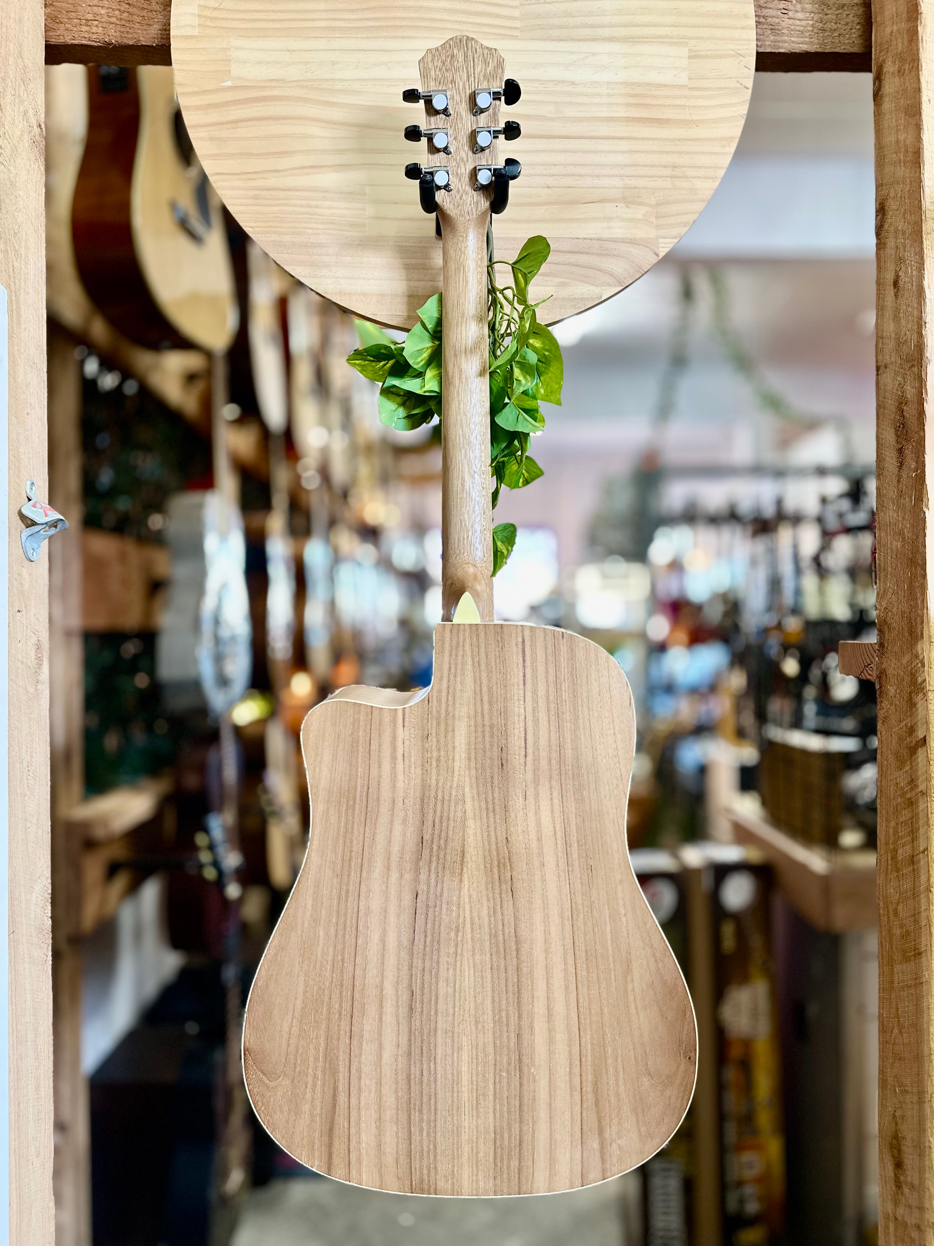 Martinez | MDC-41-JTK | Dresdnought Cutaway Acoustic Electric Guitar (KOA)