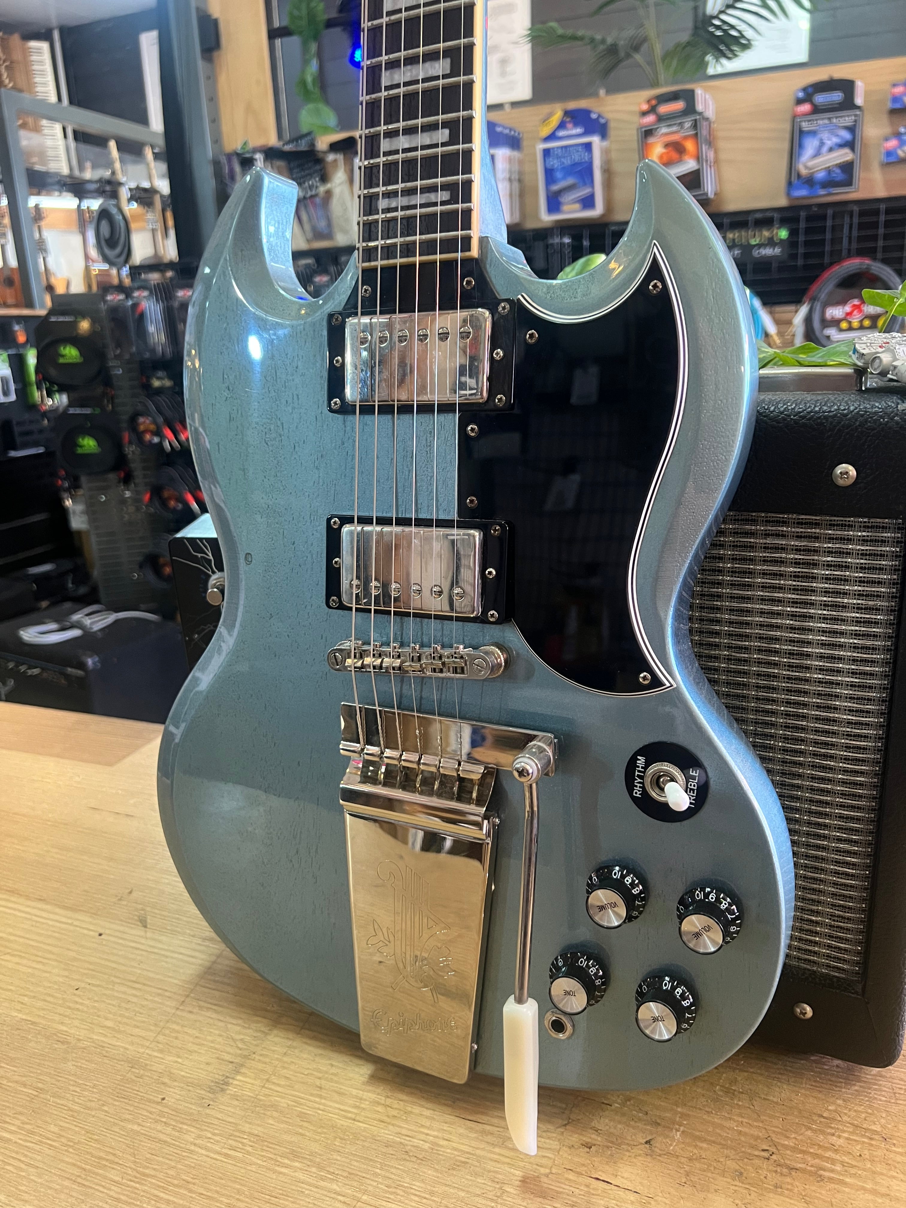 Epiphone | SG Custom | Pelham Blue | Pre-Loved