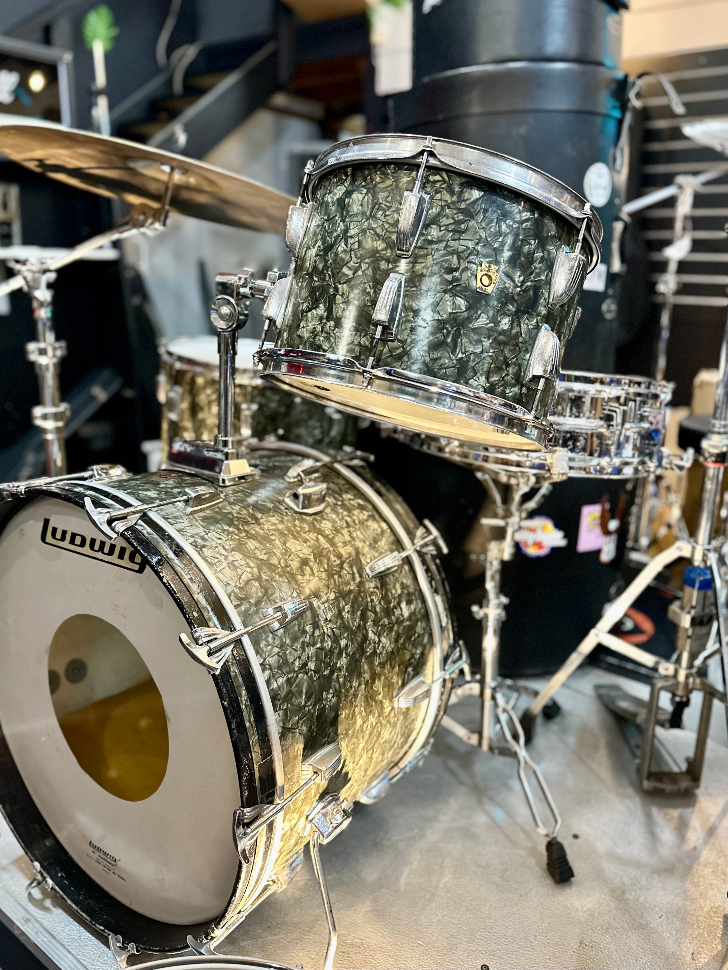 Ludwig | 1966 Super Classic | Black Diamond | Super Sensitive Snare + More | Vintage