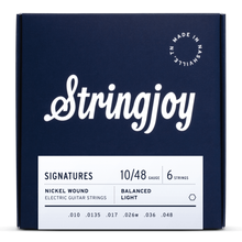 Stringjoy Signatures | Balanced Light Gauge (10-48) Nickel Wound Electric Guitar Strings
