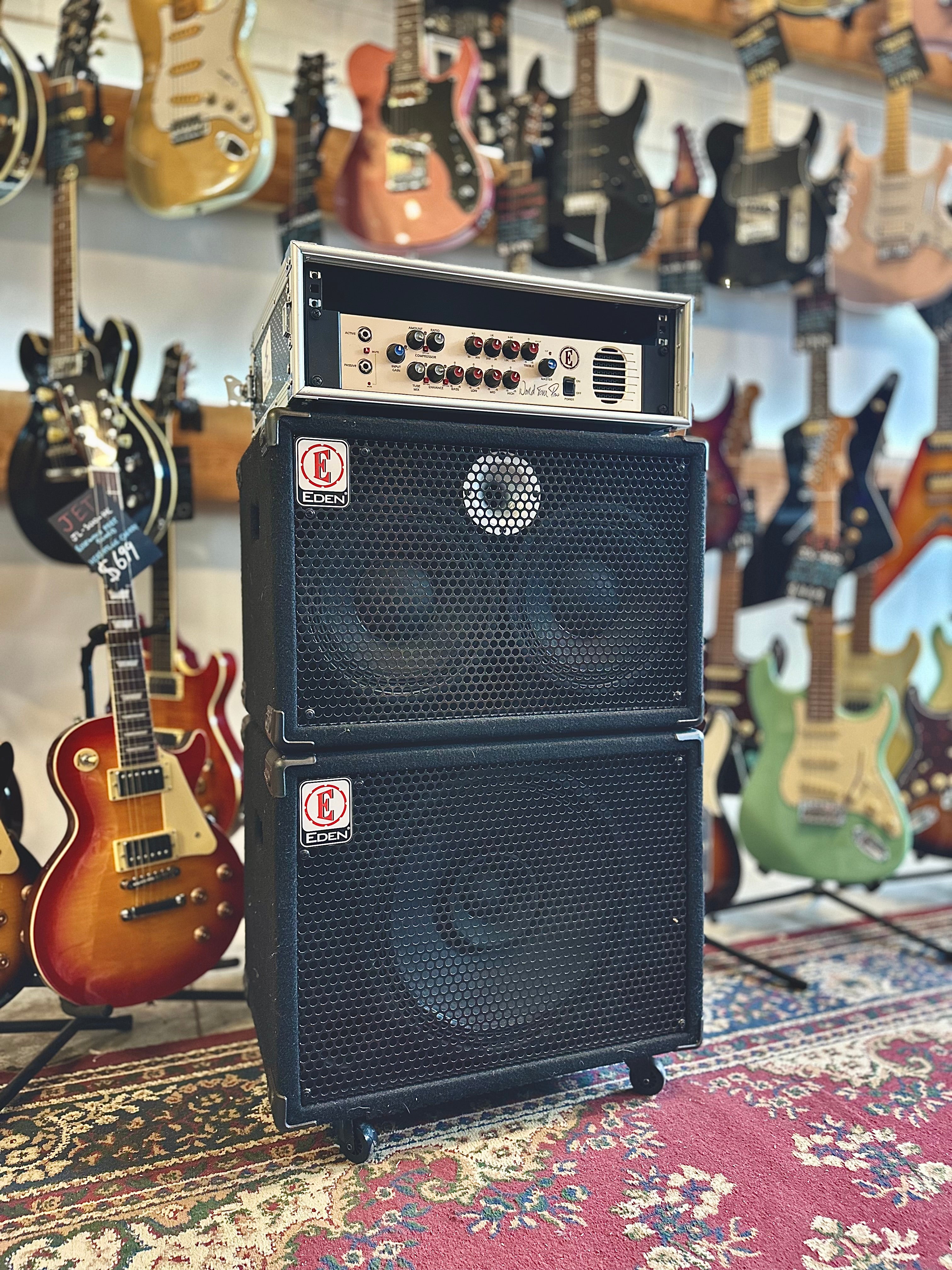 Eden | WTP600 | Tube Pre | 600w | Bass Rig | 2 x 10 | 1 x 15 | Pre-Loved