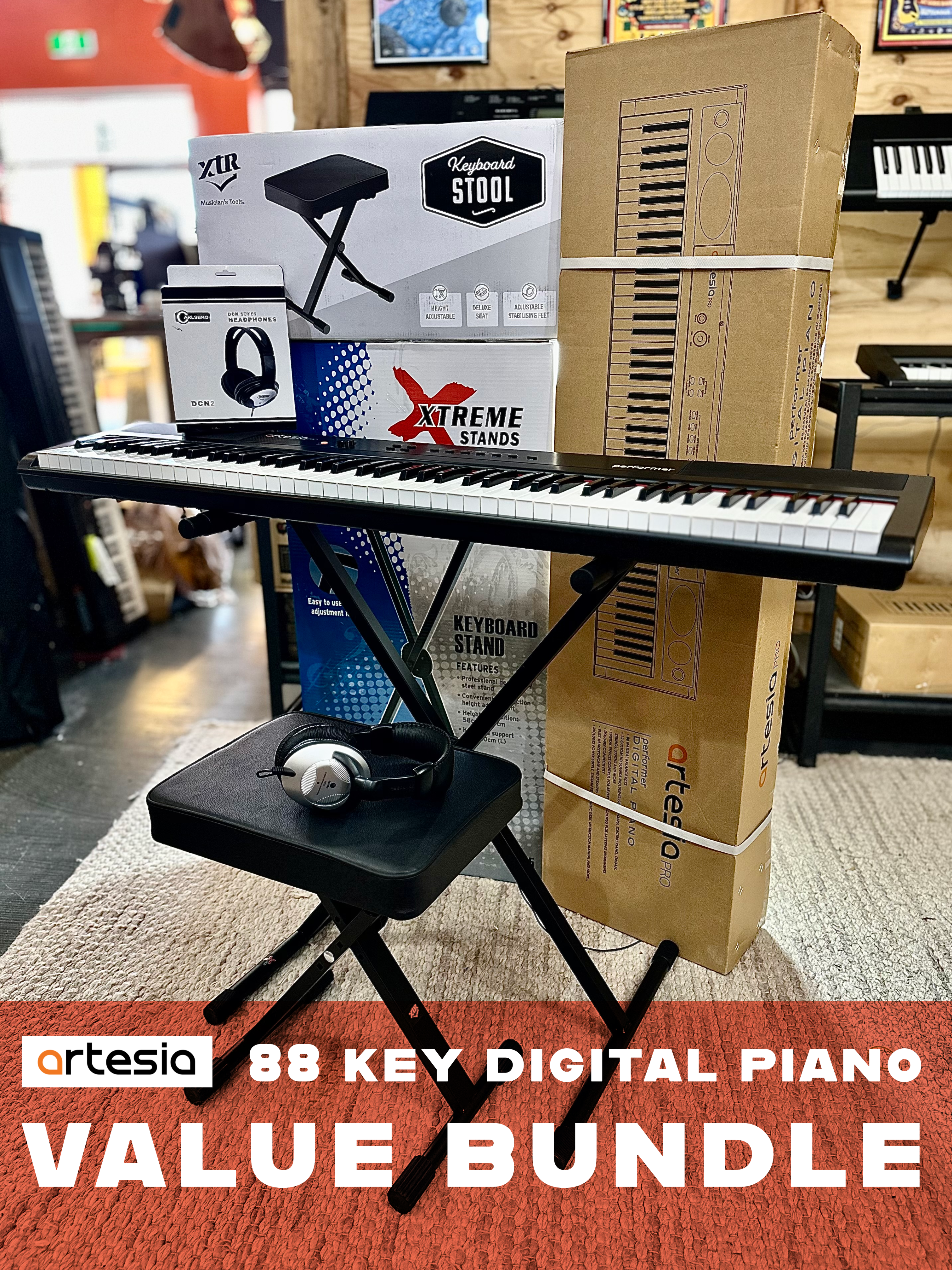 Artesia | Performer | 88 Key Digital Piano | Bundle Deal!