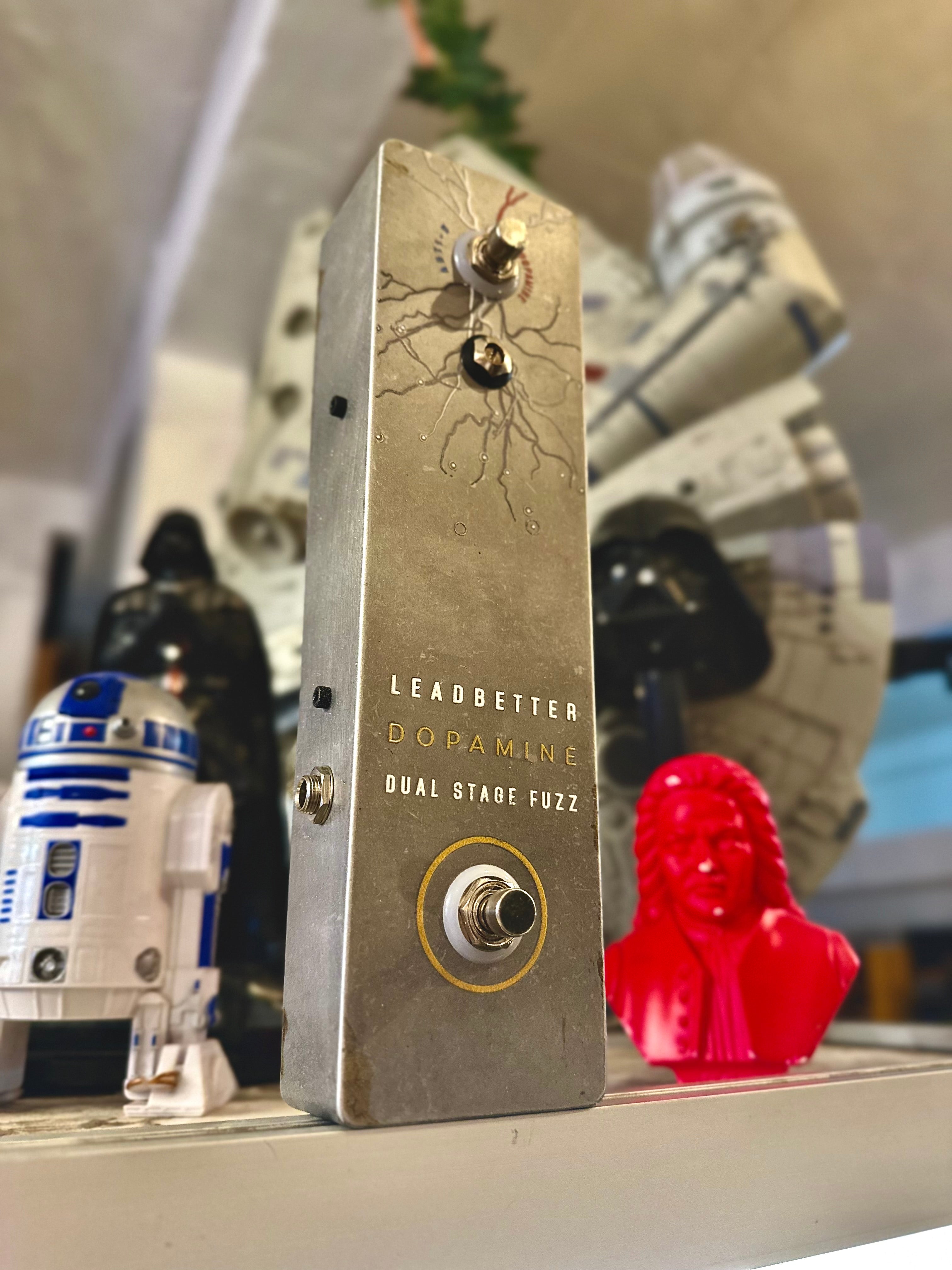 Leadbetter | Dopamine | 5 of 6 | Dual Stage Fuzz Pedal | Rusty Silver Relic | Made in Australia