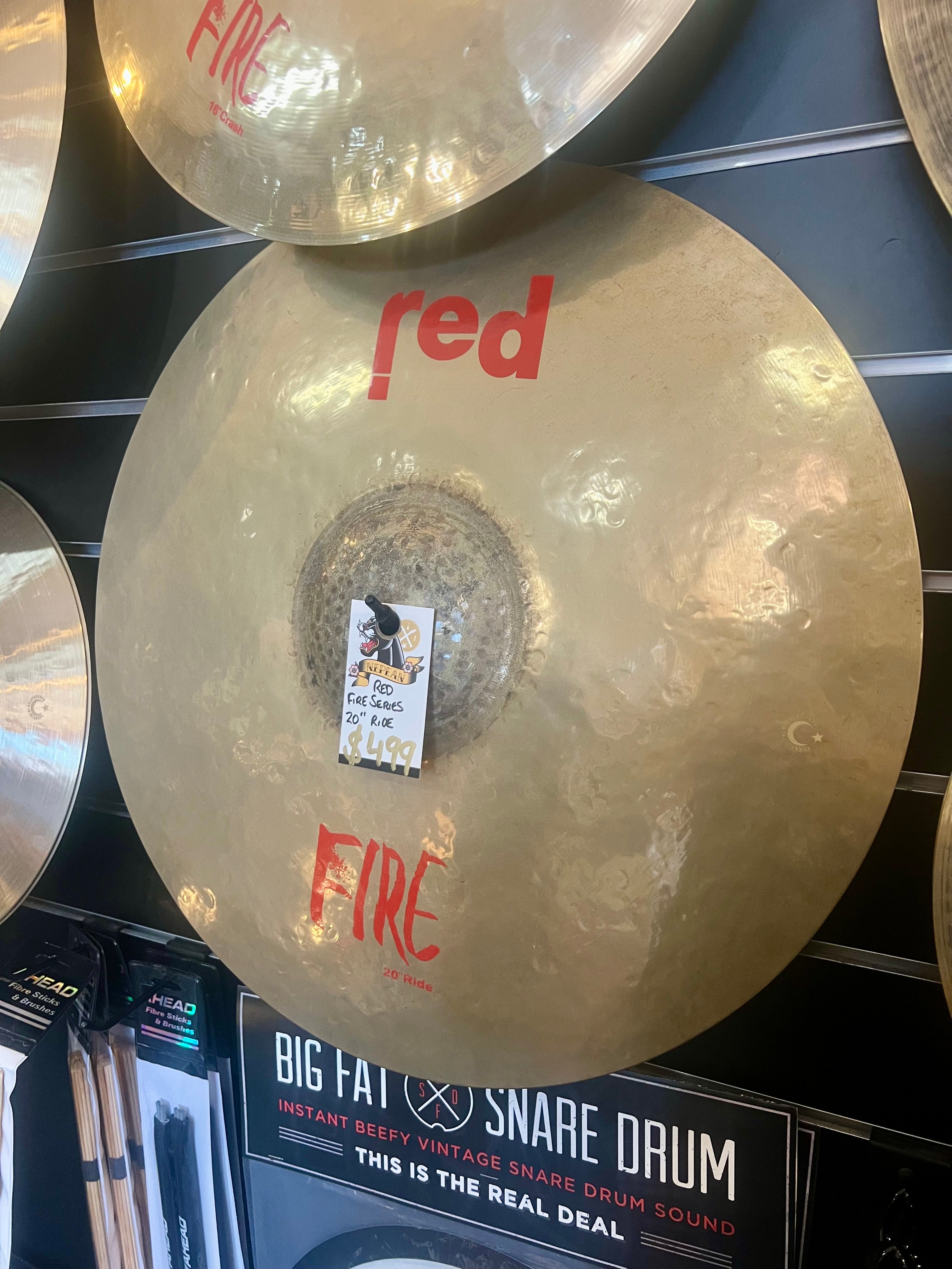 Red Cymbals | Fire Series | 20” Ride Cymbal