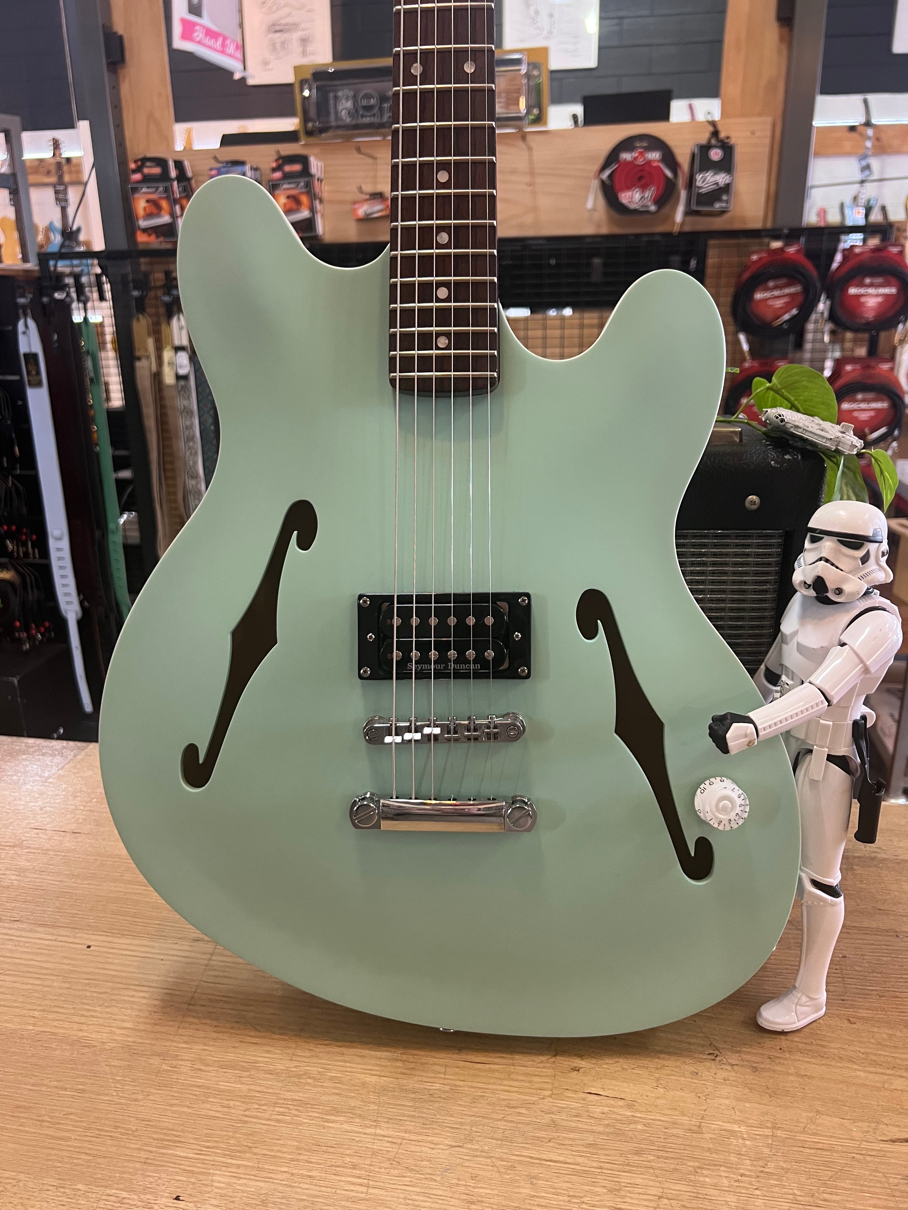 Fender | Tom Delonge Starcaster | Satin Surf Green | Pre-Loved