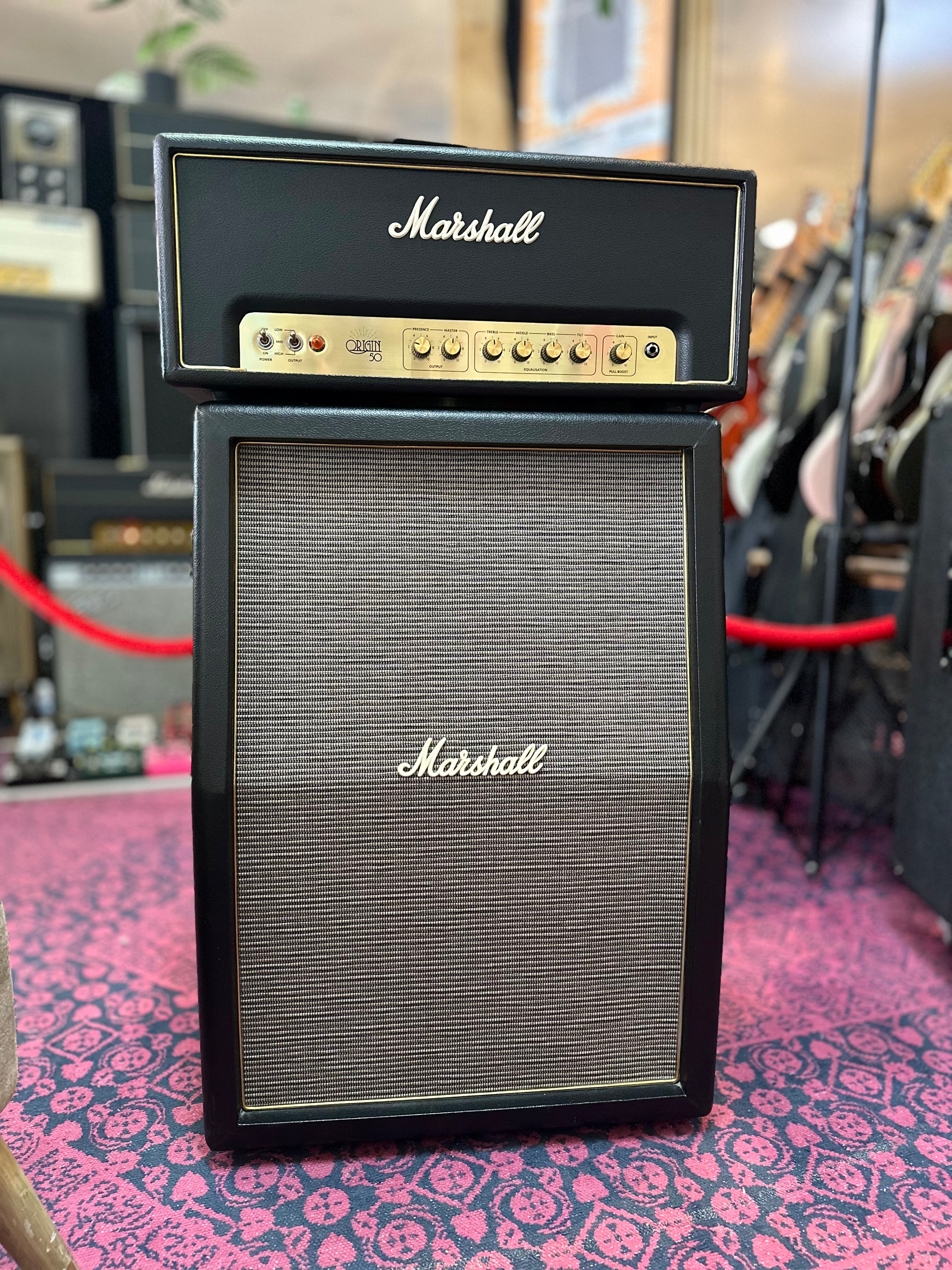 Marshall | Origin 50 | 50w Valve Head and 2x12 Cab | Pre-Loved