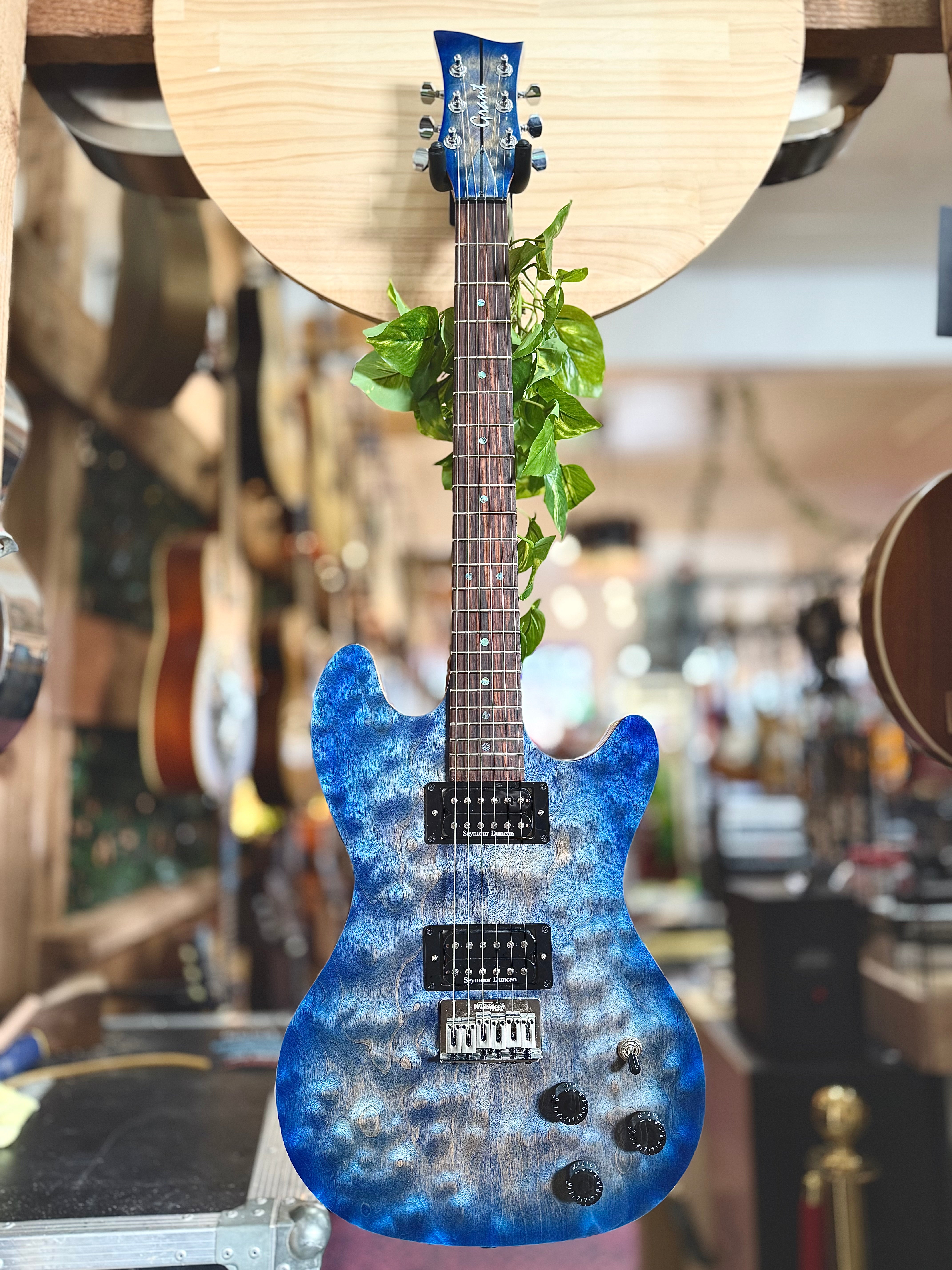 Grant | Double Cut | Blue Quilted Maple Top | Seymour Duncan Pickups | Made in Australia 🇦🇺