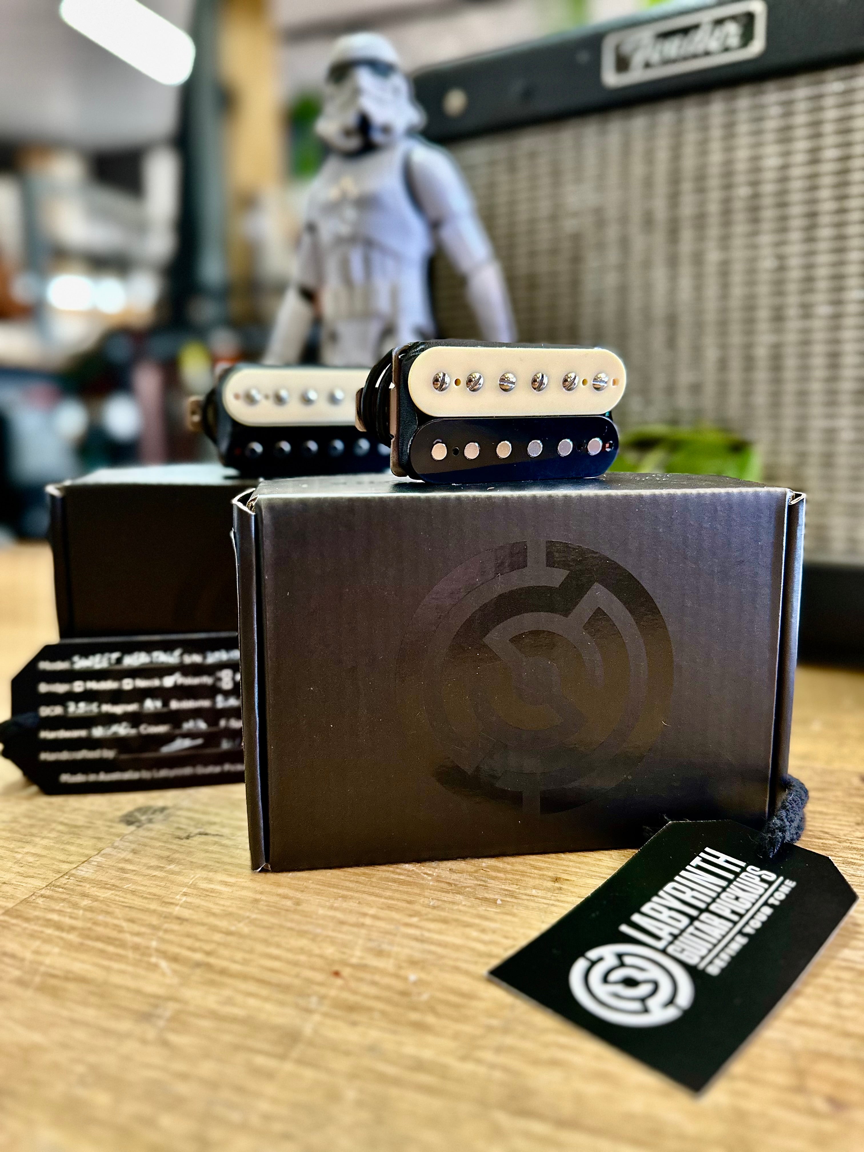 Labyrinth Pickups | Pafagon & Sweet Heritage Humbucker Set | Zebra