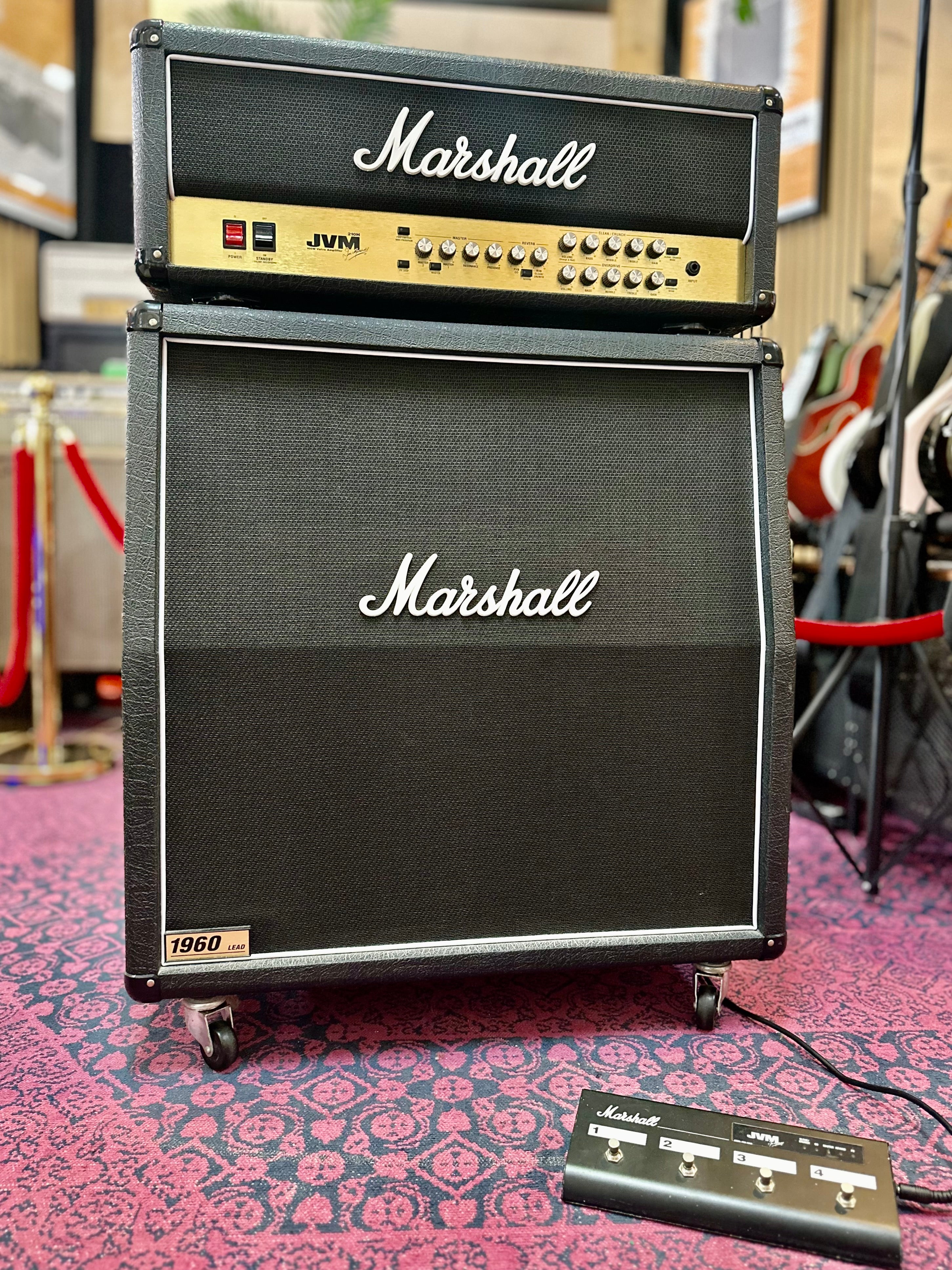 Marshall | JVM210H 100 Head | Marshall 1960 Lead 4x12 Cab | Pre-Loved