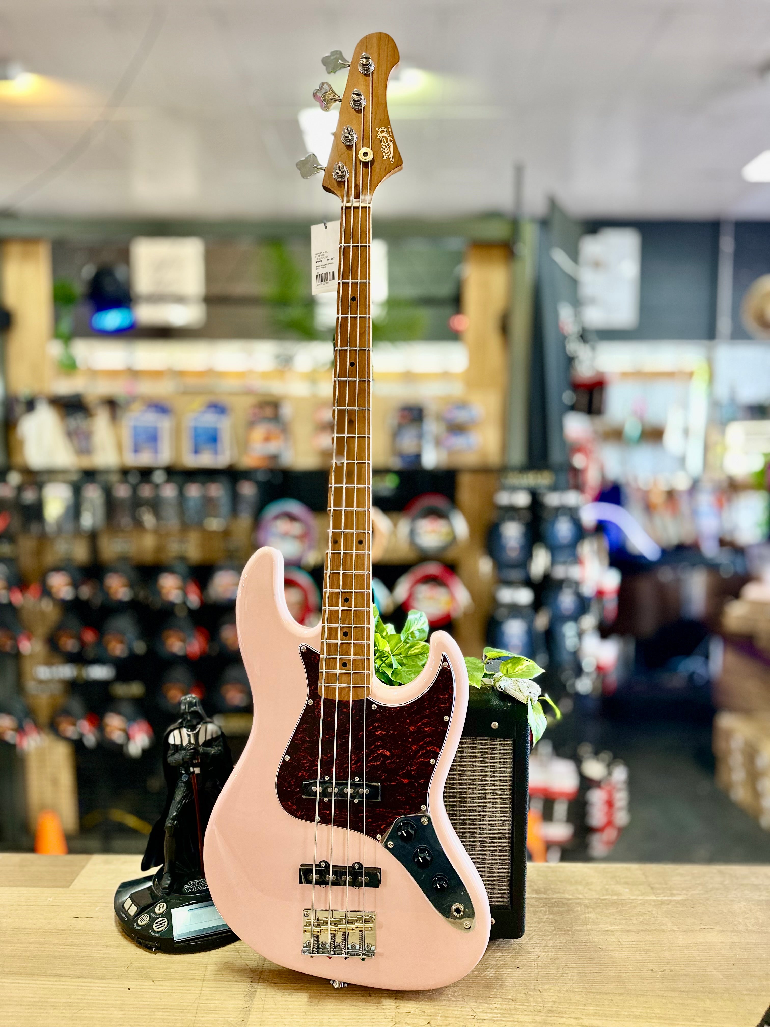 Jet Guitars | JJB-300 | J-Bass | Shell Pink