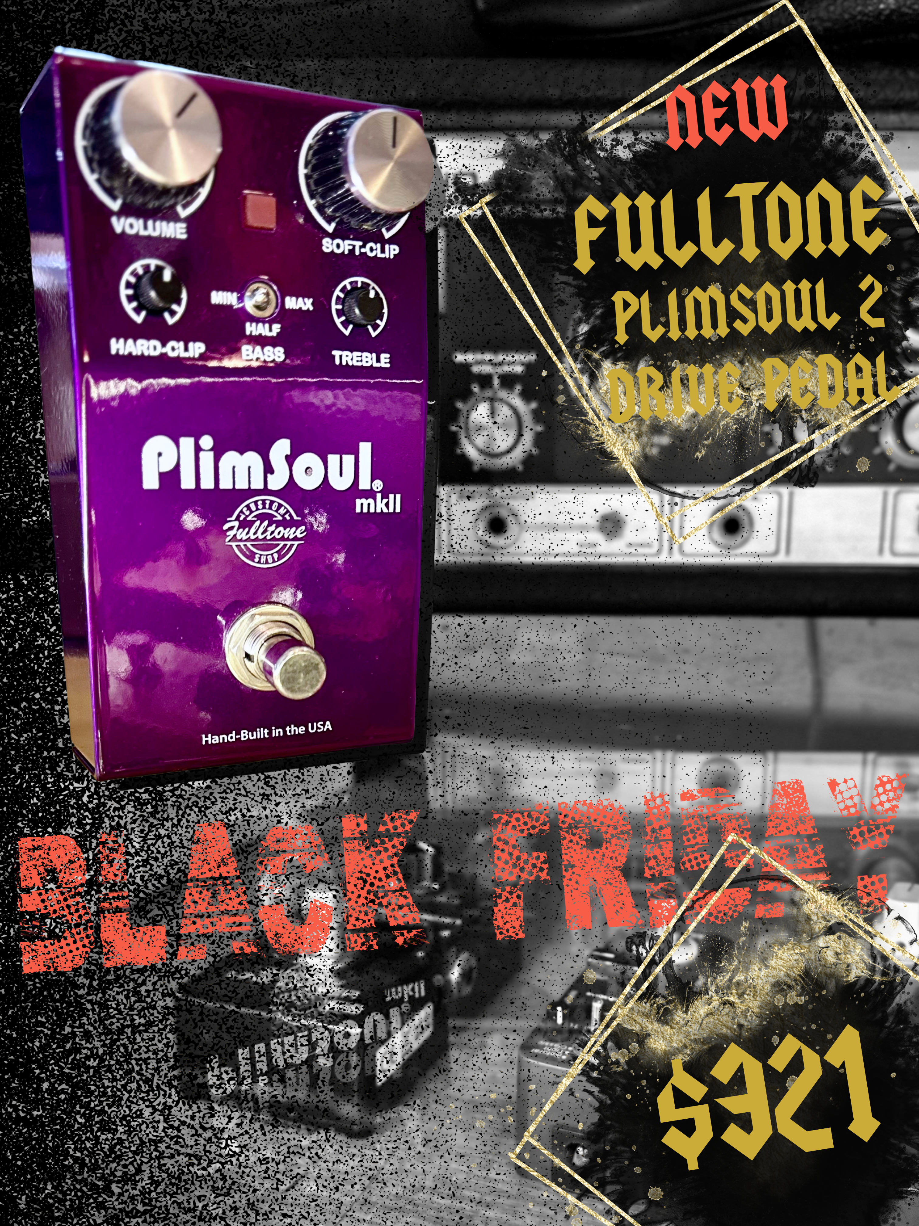 Fulltone | Plimsoul MkII | Overdrive-Distortion Pedal