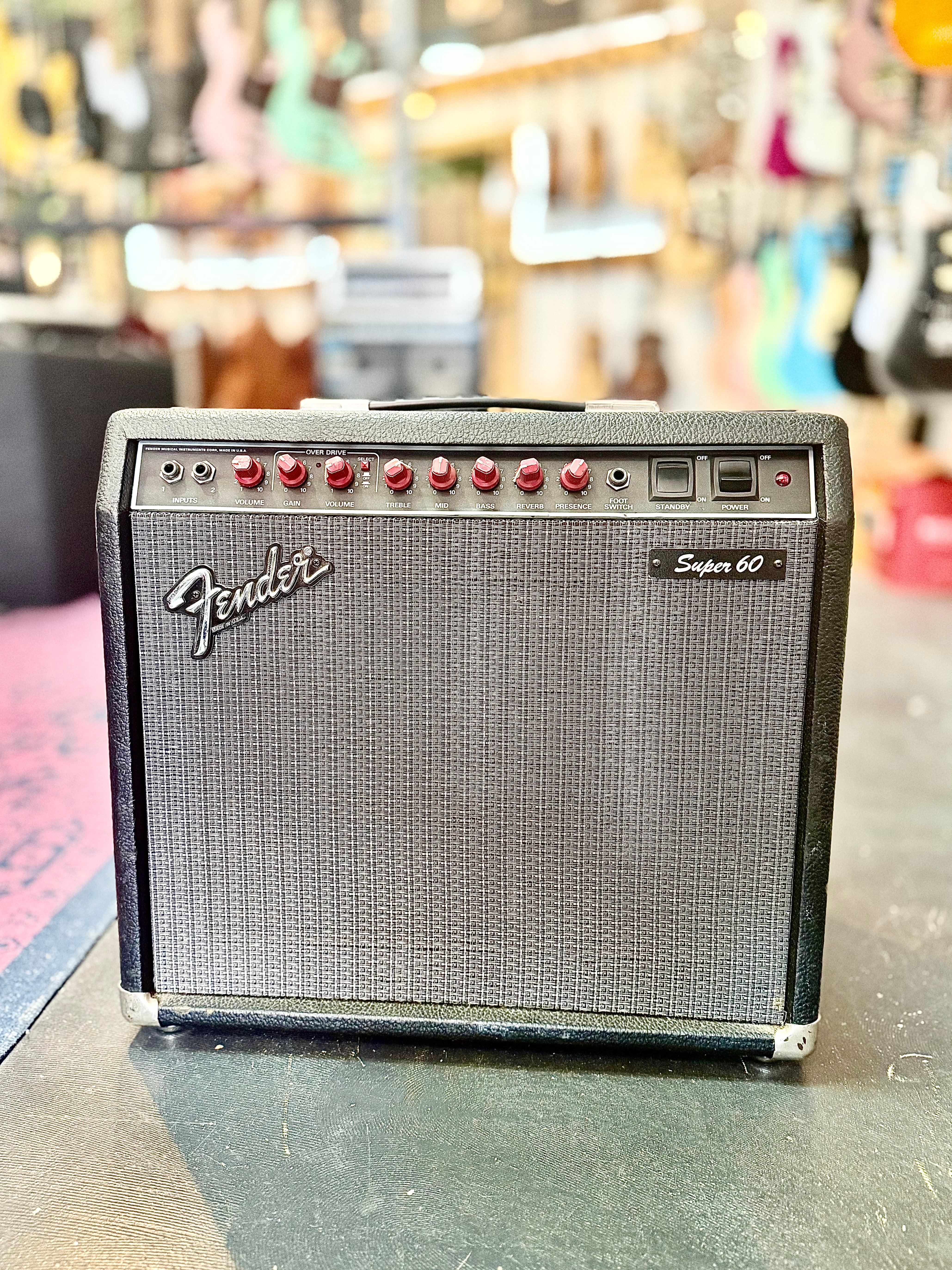 Fender | Super 60 | Red Knob | 1 x 12 | Valve Combo | Pre-Loved