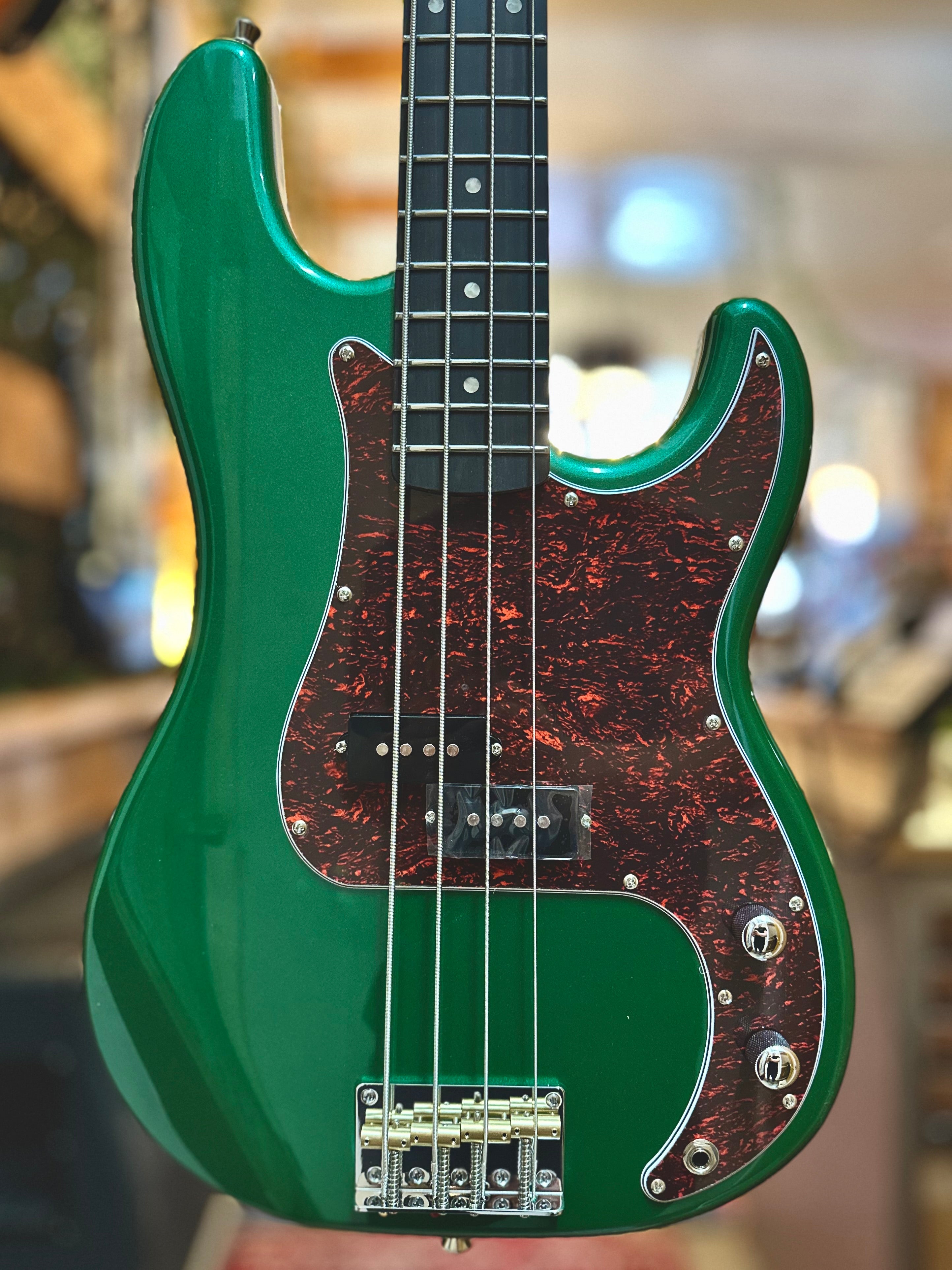 Jet Guitars | JJP-300 | P-Bass | Sherwood Green