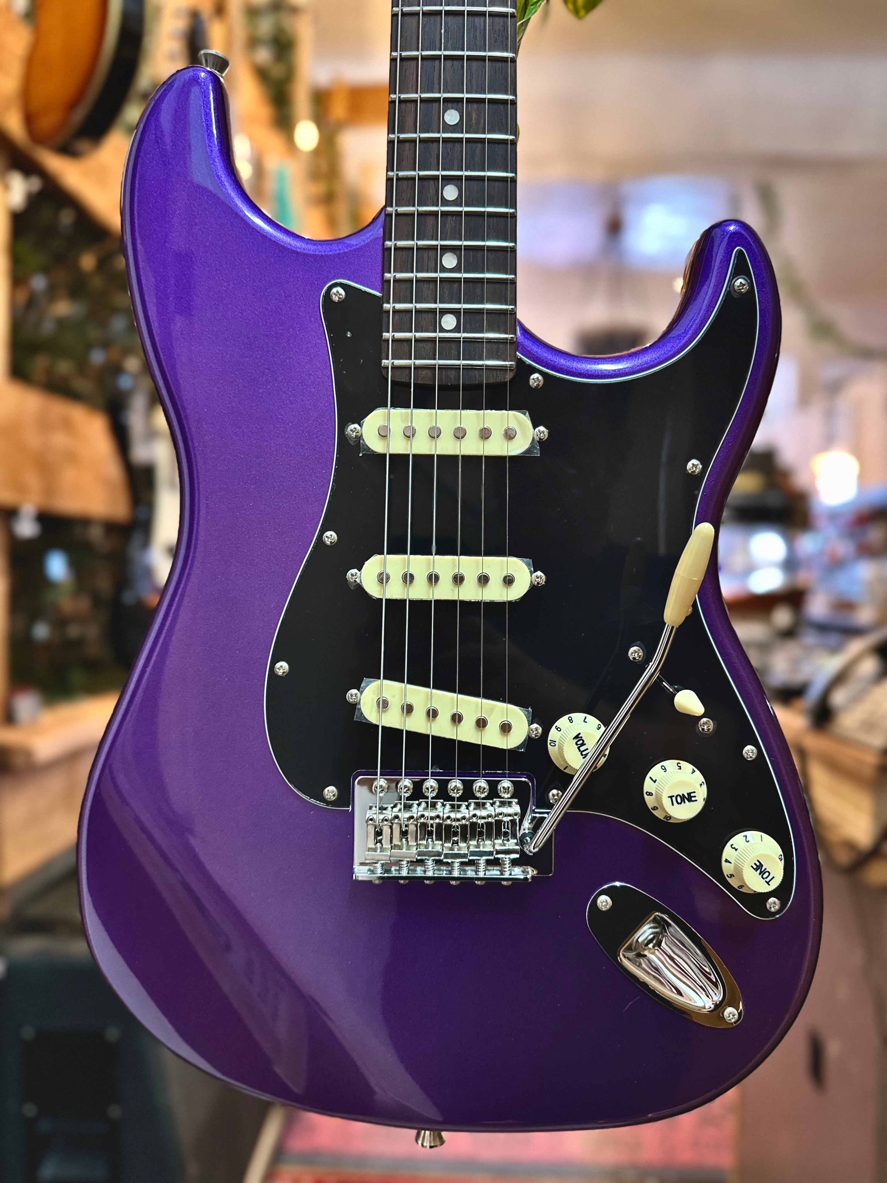 Jet Guitars | JS300 | SSS | Plum Metallic