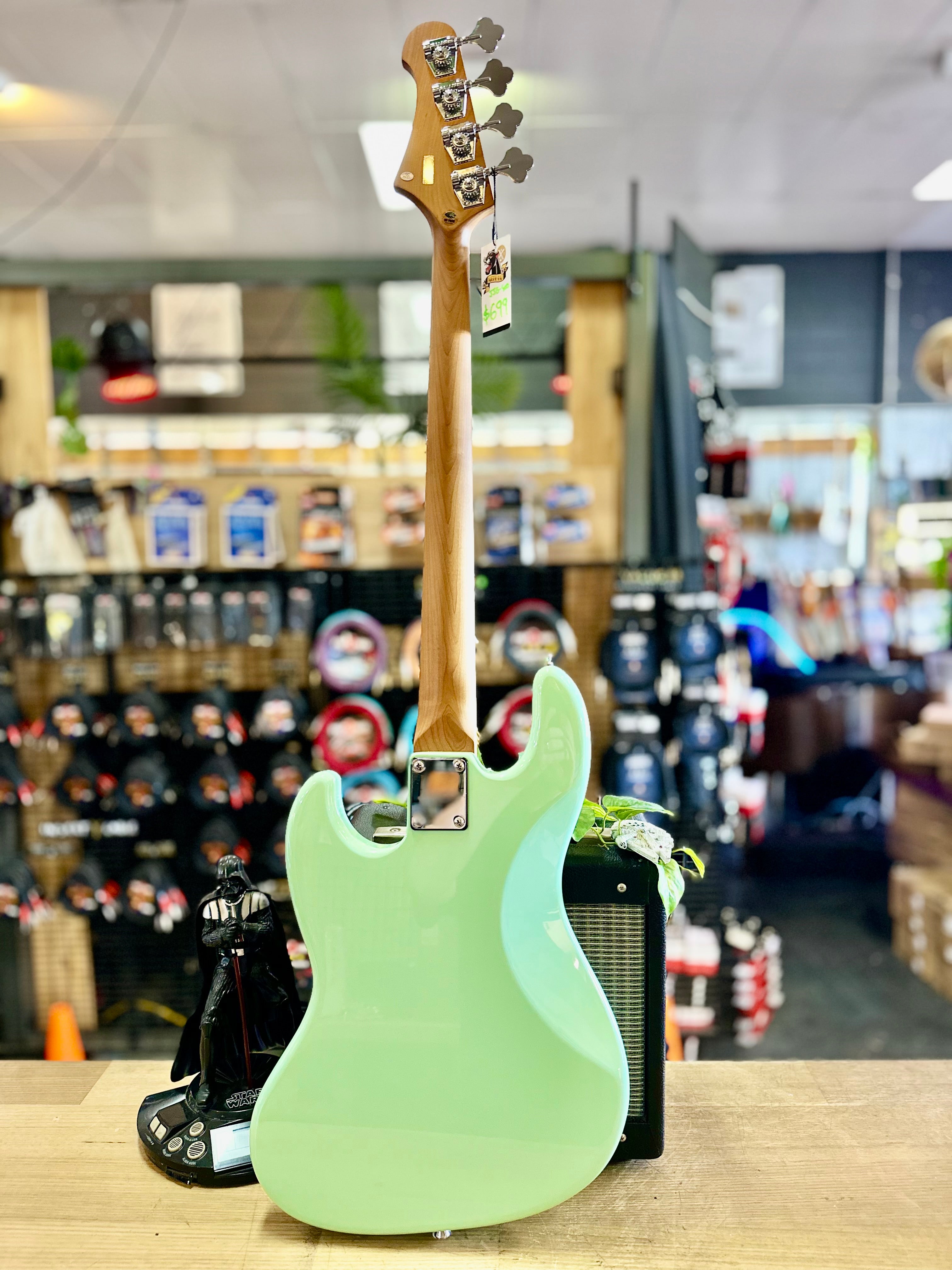 Jet Guitars | JJB-300 | J-Bass | Seafoam Green