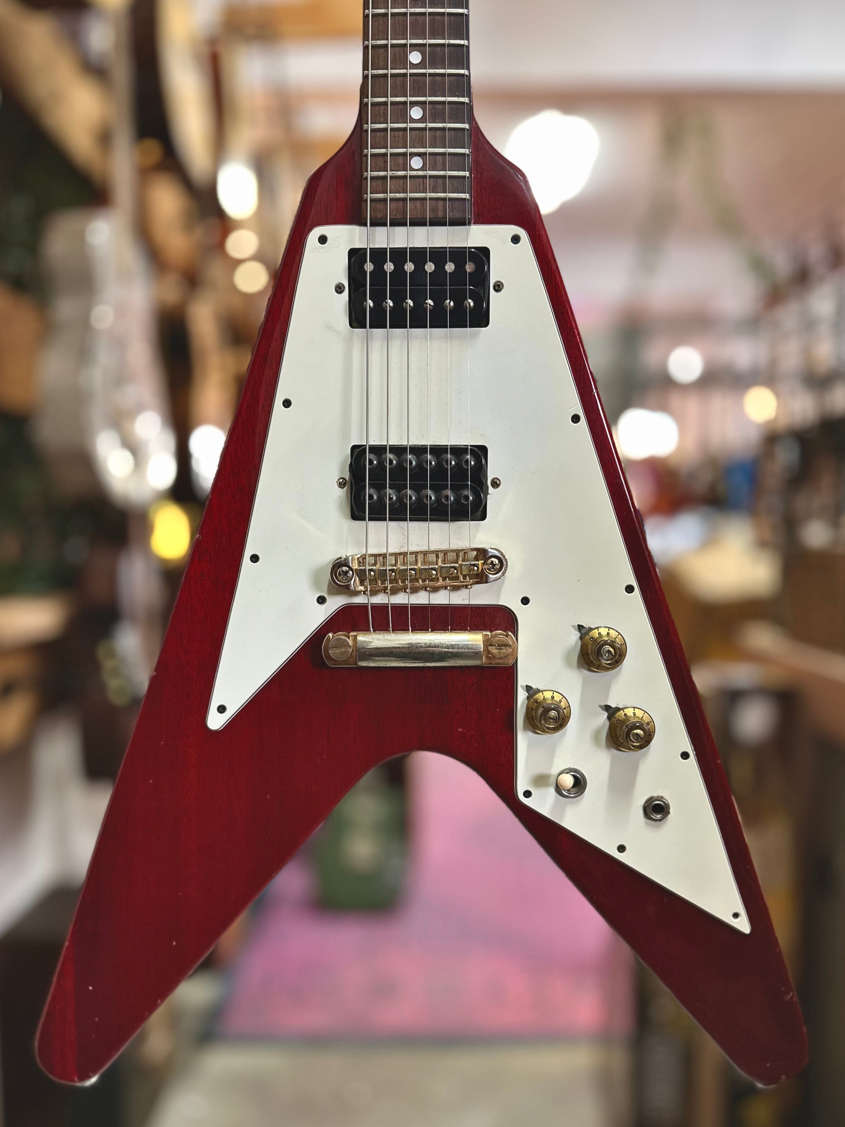 Ibanez | 2387DX | Flying V | Cherry | Pre-Loved