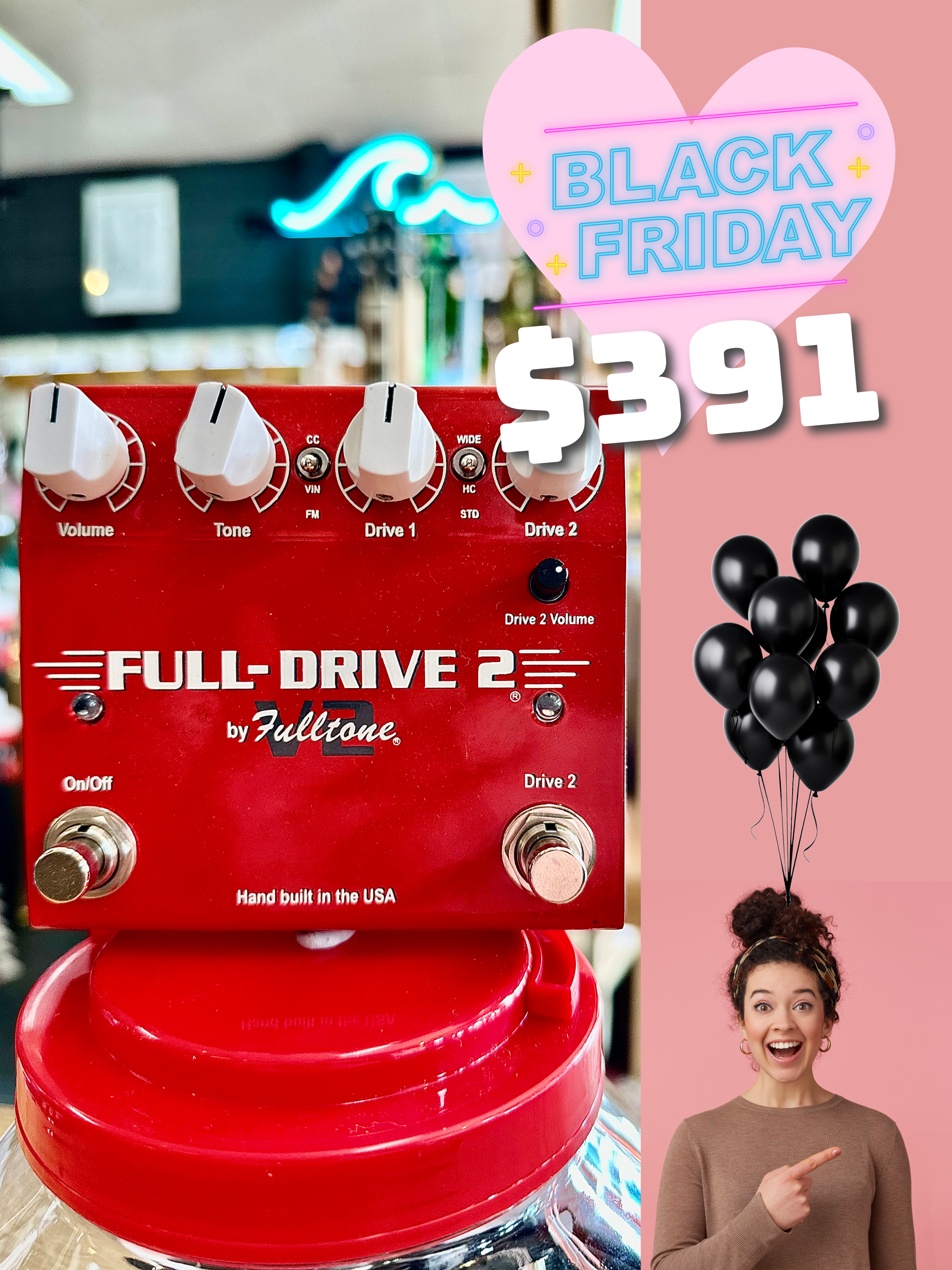 Fulltone | Full-Drive 2 V2 | Overdrive-Distortion Pedal