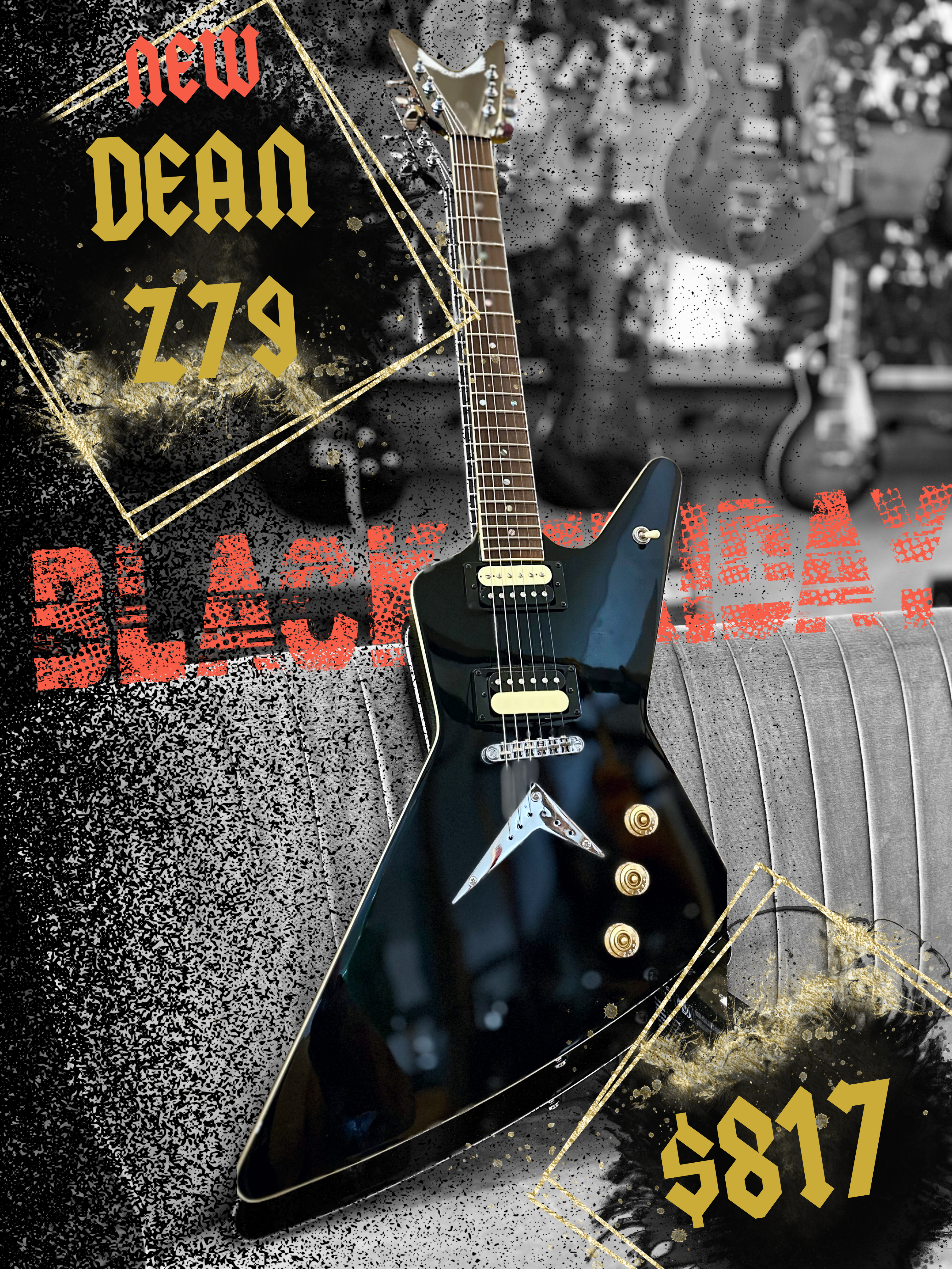 Dean Guitars | Z79 | Classic Black | BF SALE!