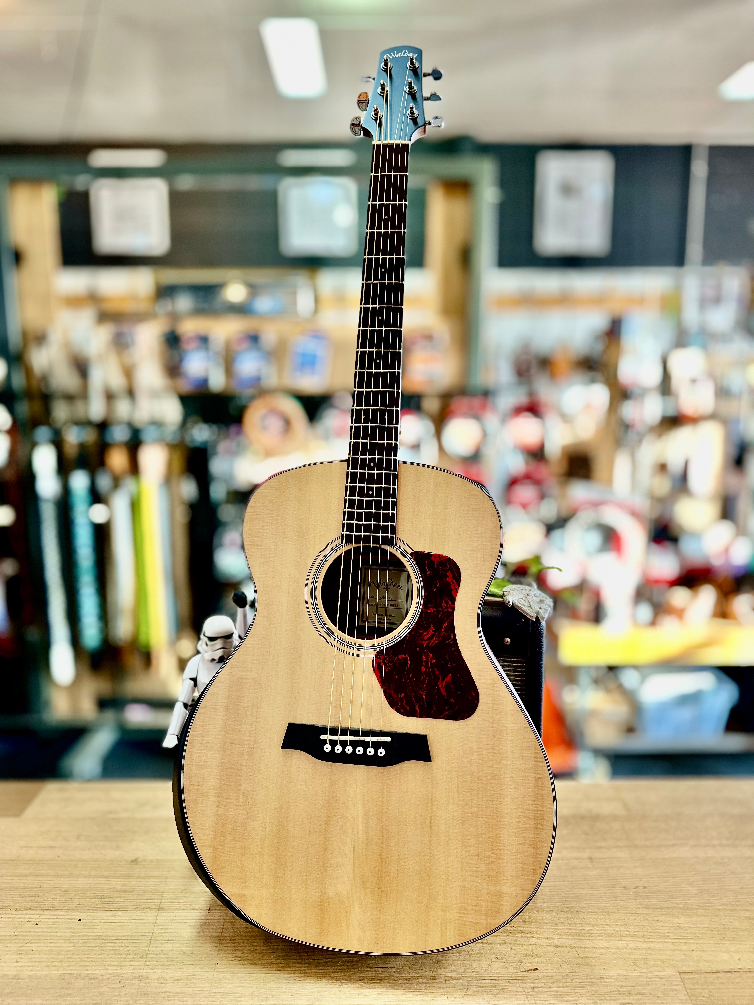 Walden | G550RE | Solid Spruce Top | Grand Auditorium with Arm Bevile | Satin Natural | Acoustic-Electric