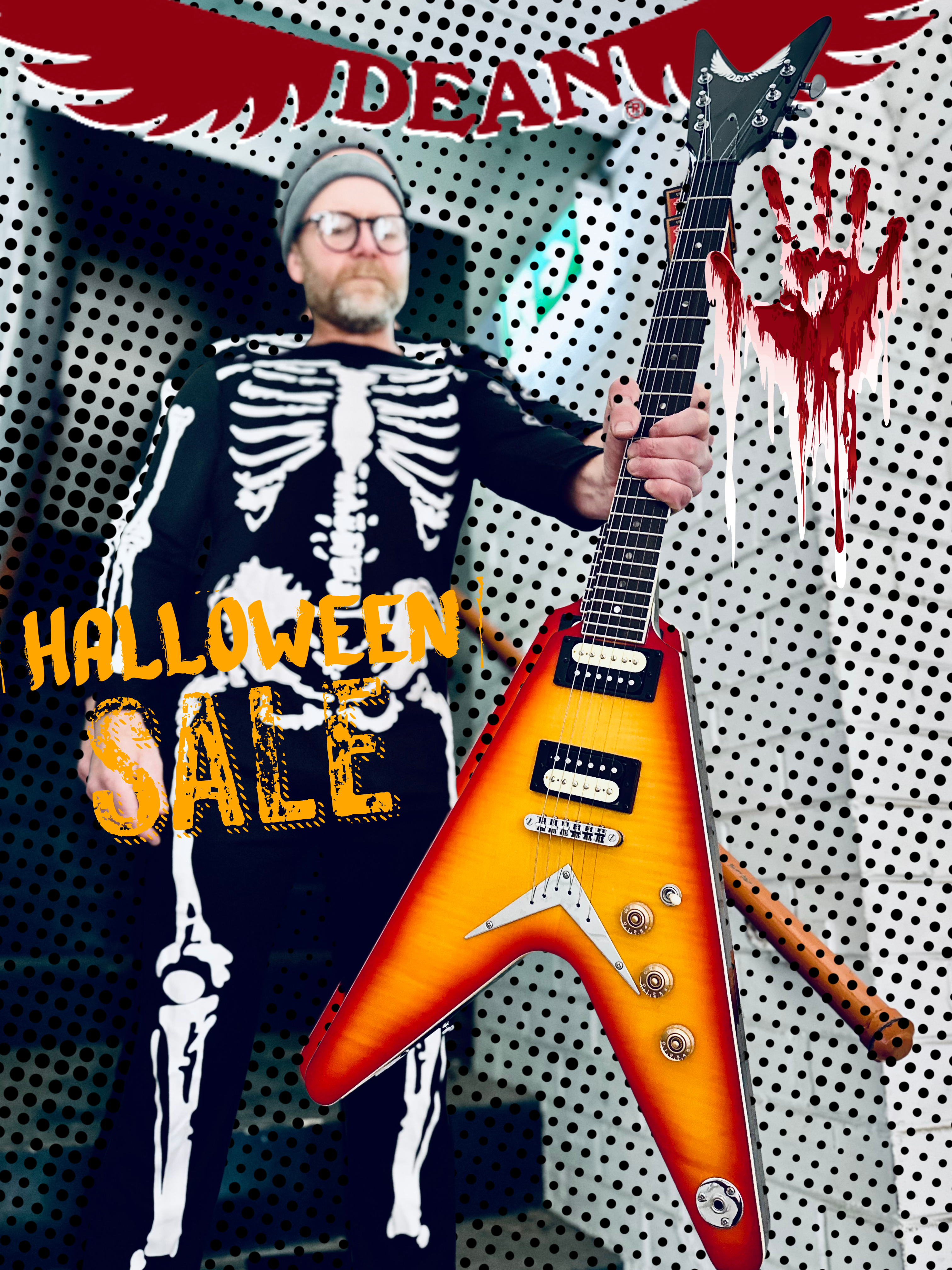 Dean Guitars | V79 | Cherry Sunburst