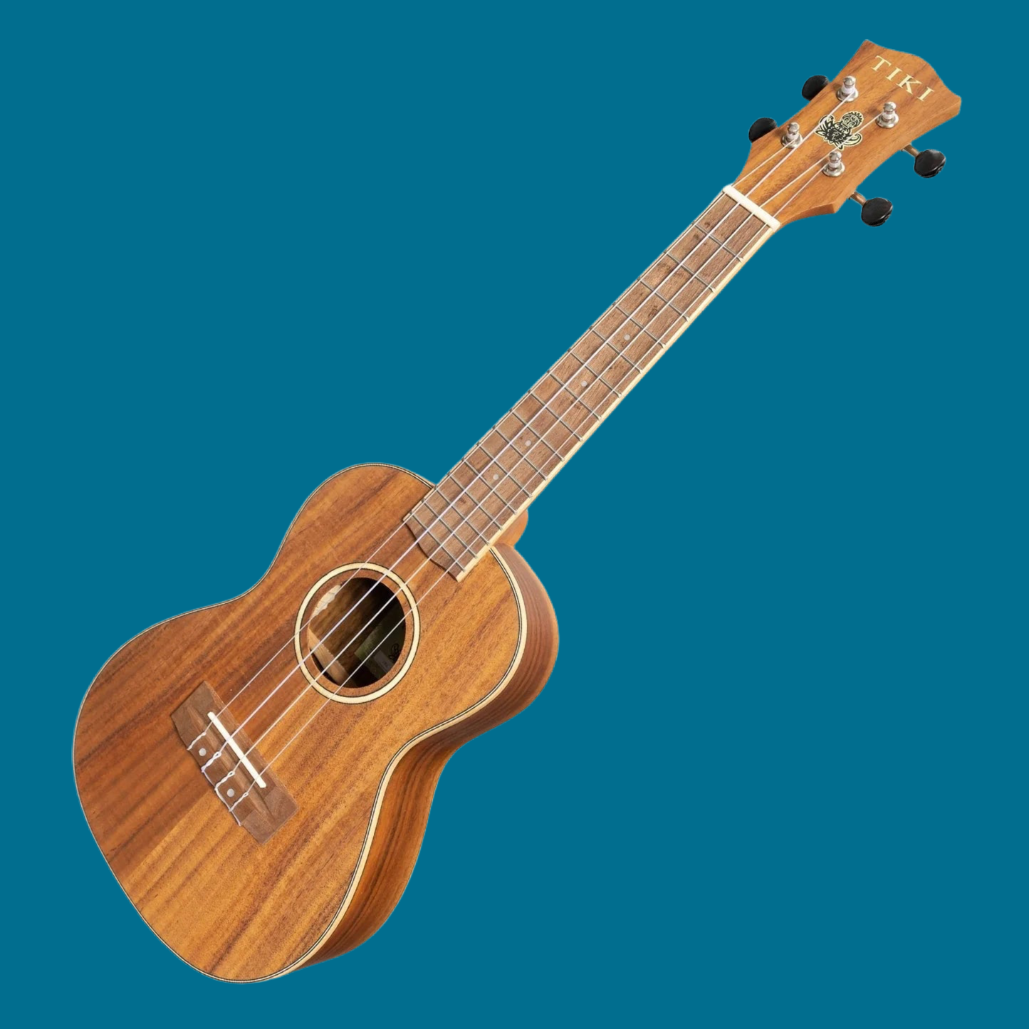 Tiki | 3 Series | Koa | Concert Ukulele | with Deluxe Gig Bag