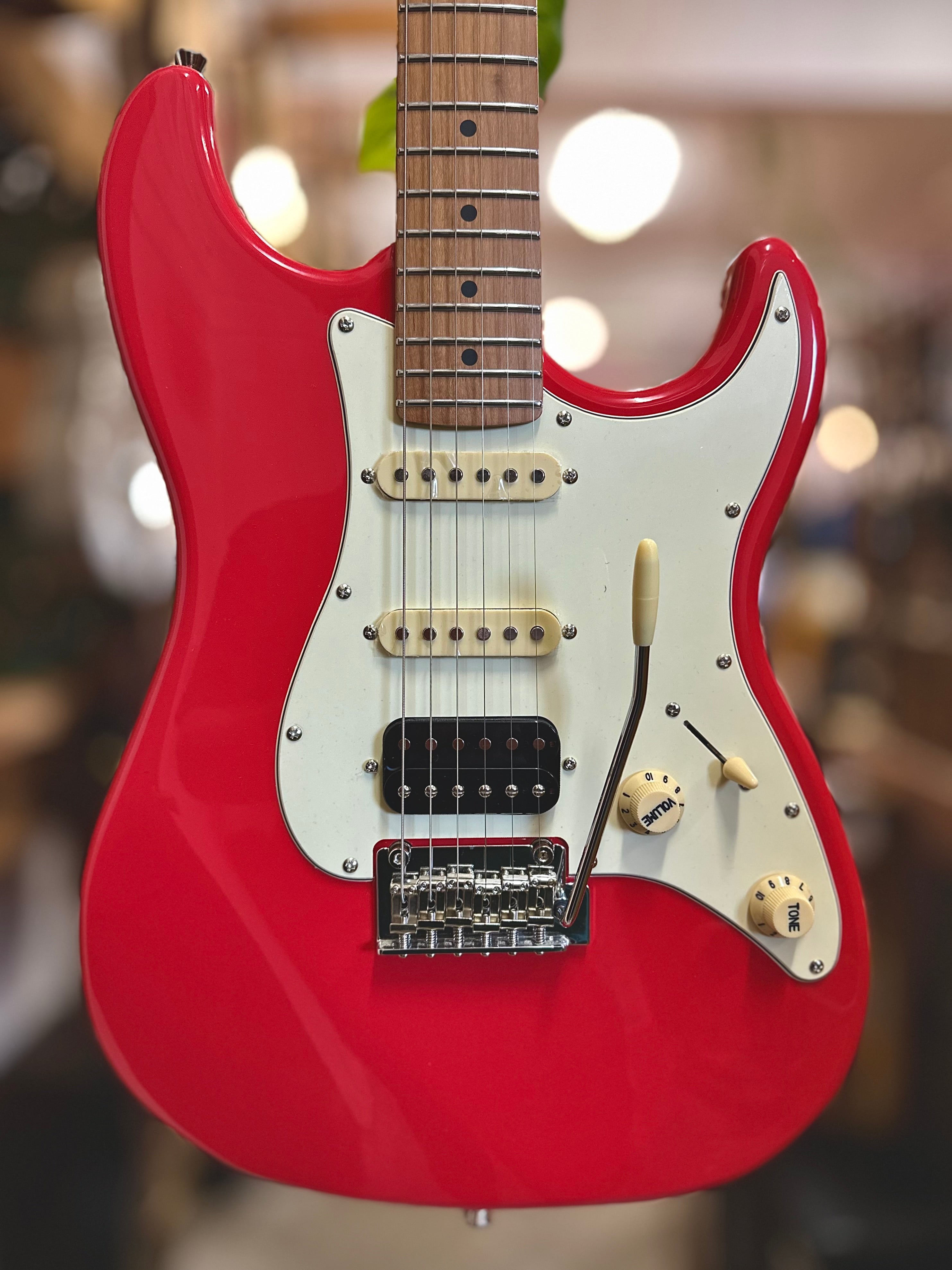 Jet Guitars | JS-400 HSS | Coral Red