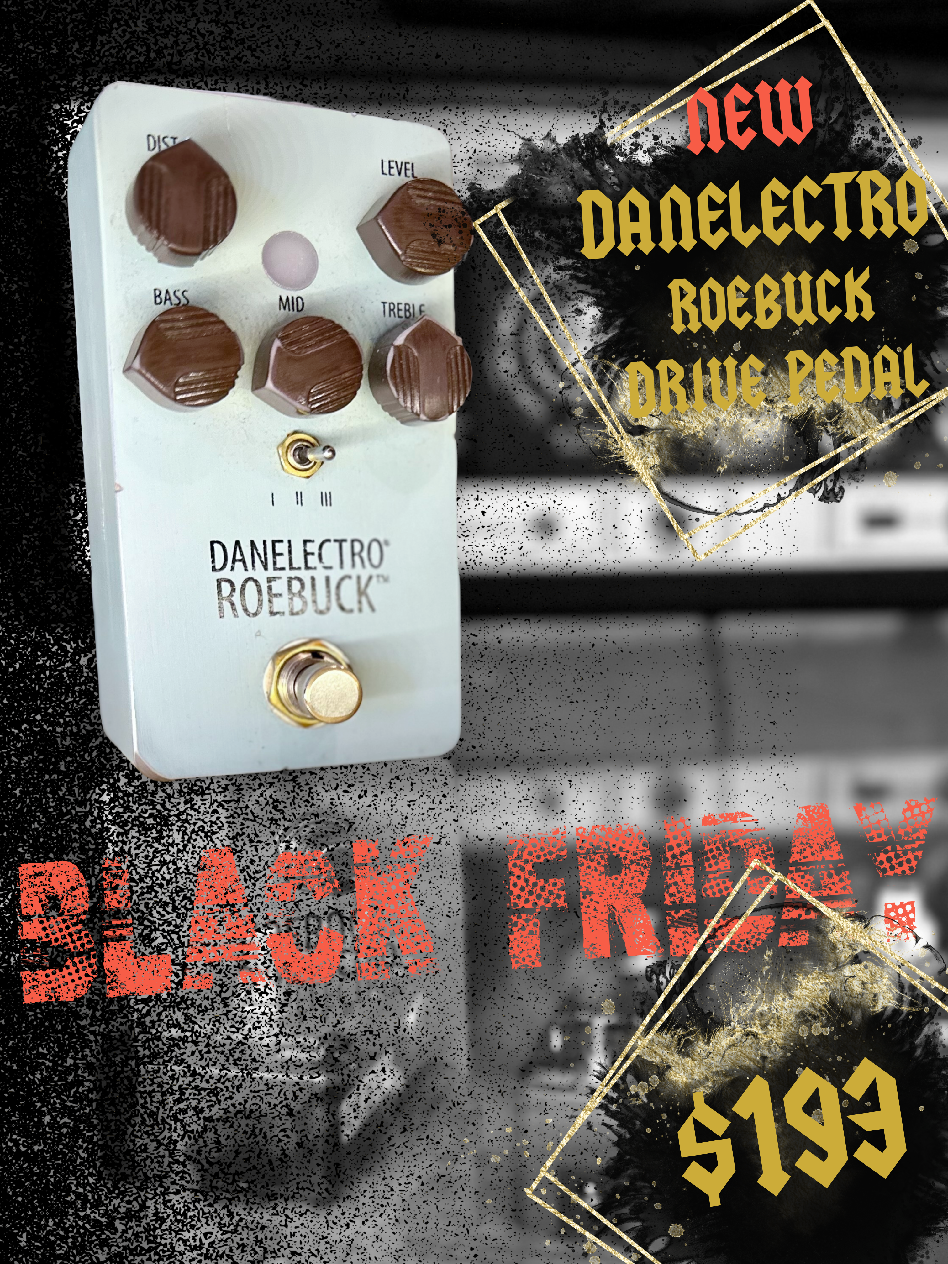 DANELECTRO | RROE1 | Roebuck Distortion | BF SALE