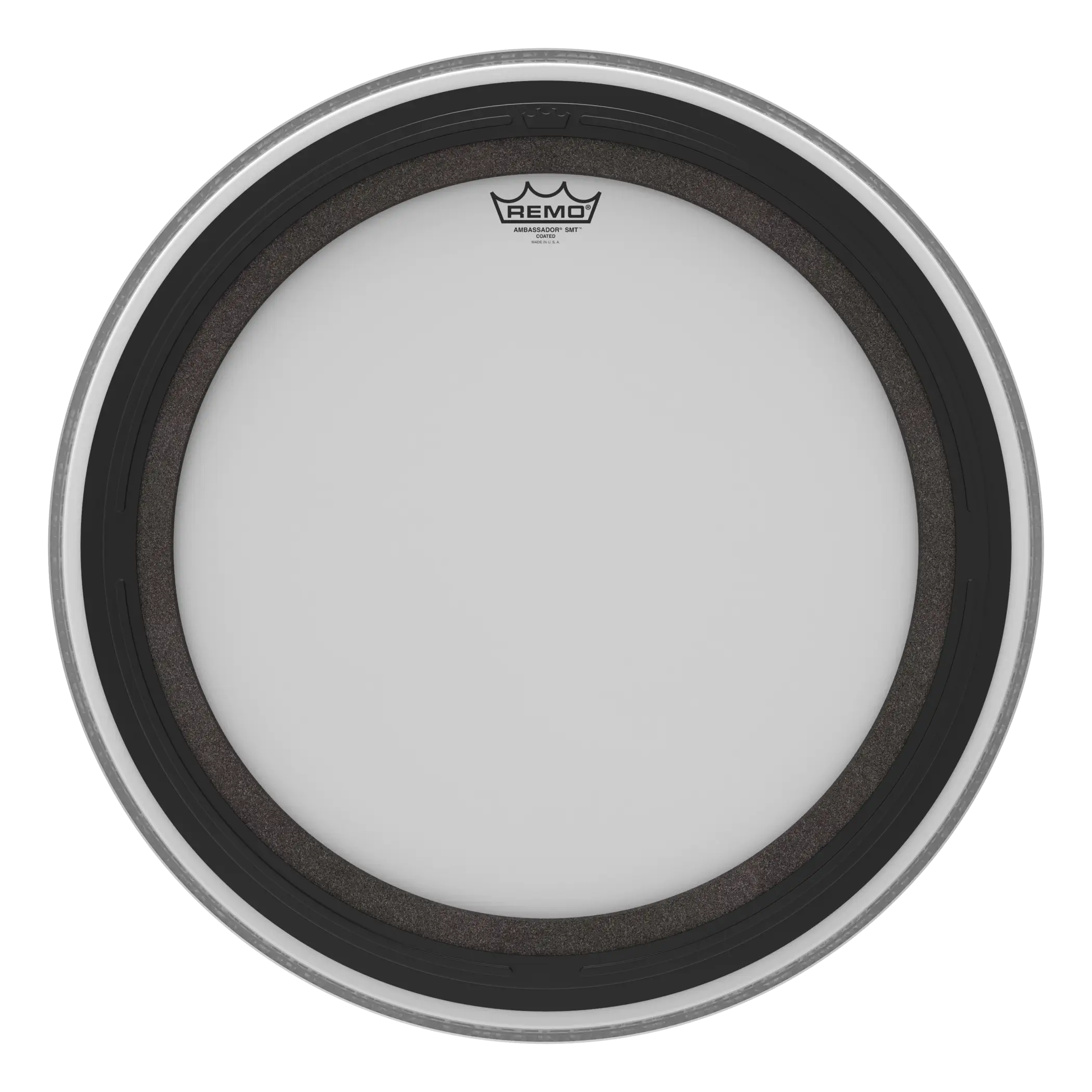 Remo | BR-1122-00-SMT | Ambassador SMT Coated Bass Drum Head, 22