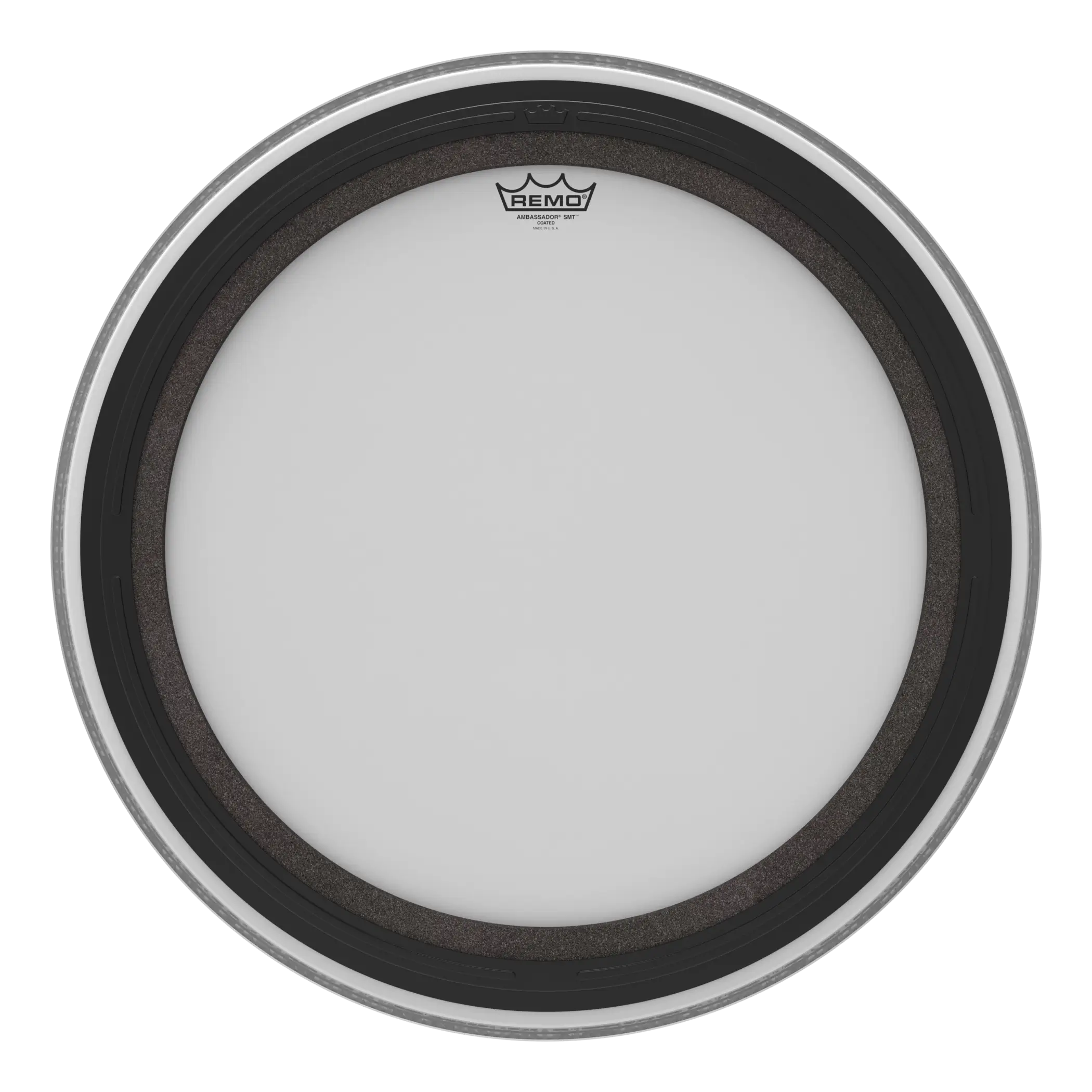 Remo | BR-1124-00-SMT | Ambassador SMT Coated Bass Drum Head, 24