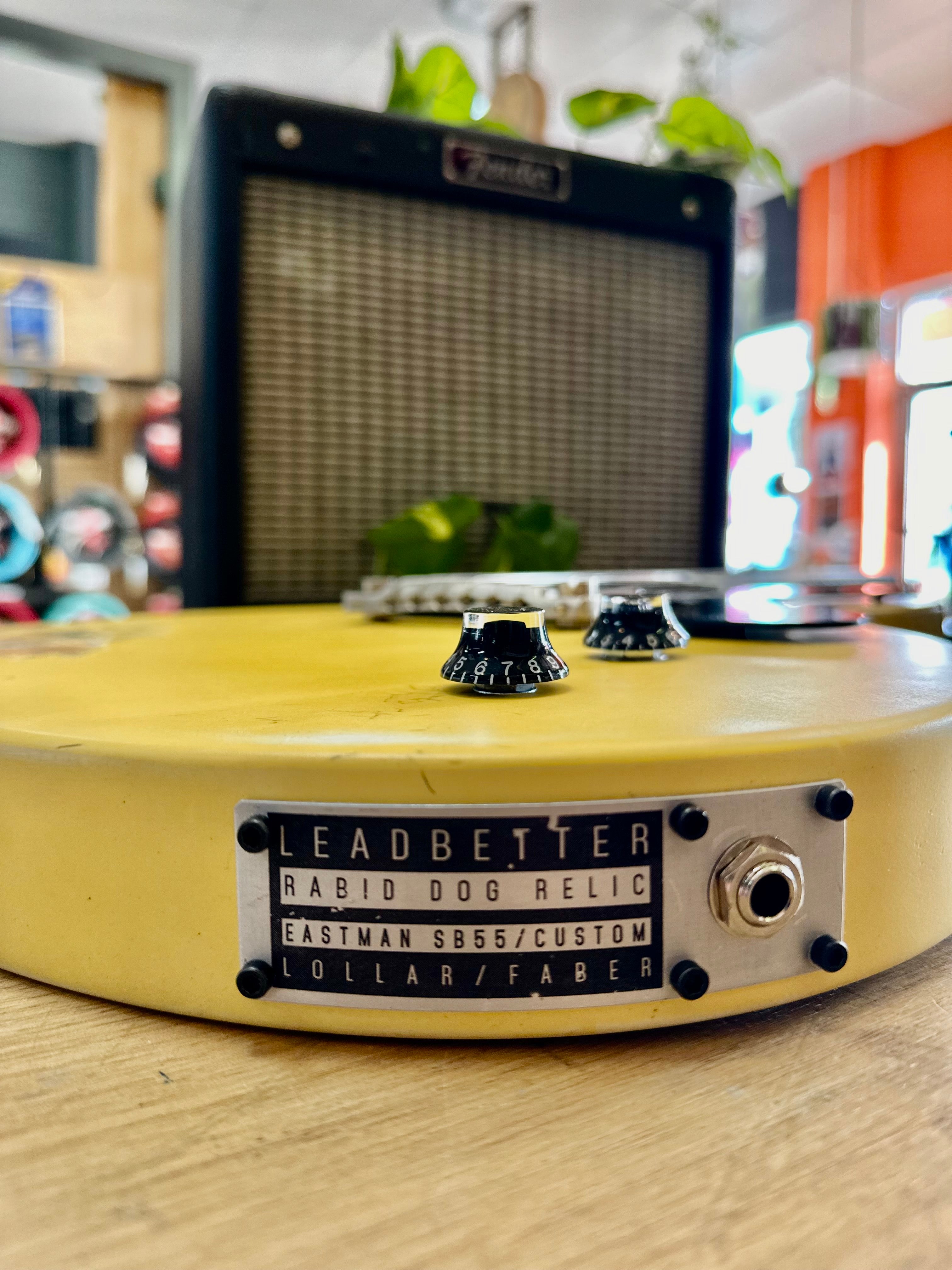 Eastman | Leadbetter Rabid Dog Relic | SB55/CUSTOM | Sunflower Yellow Relic