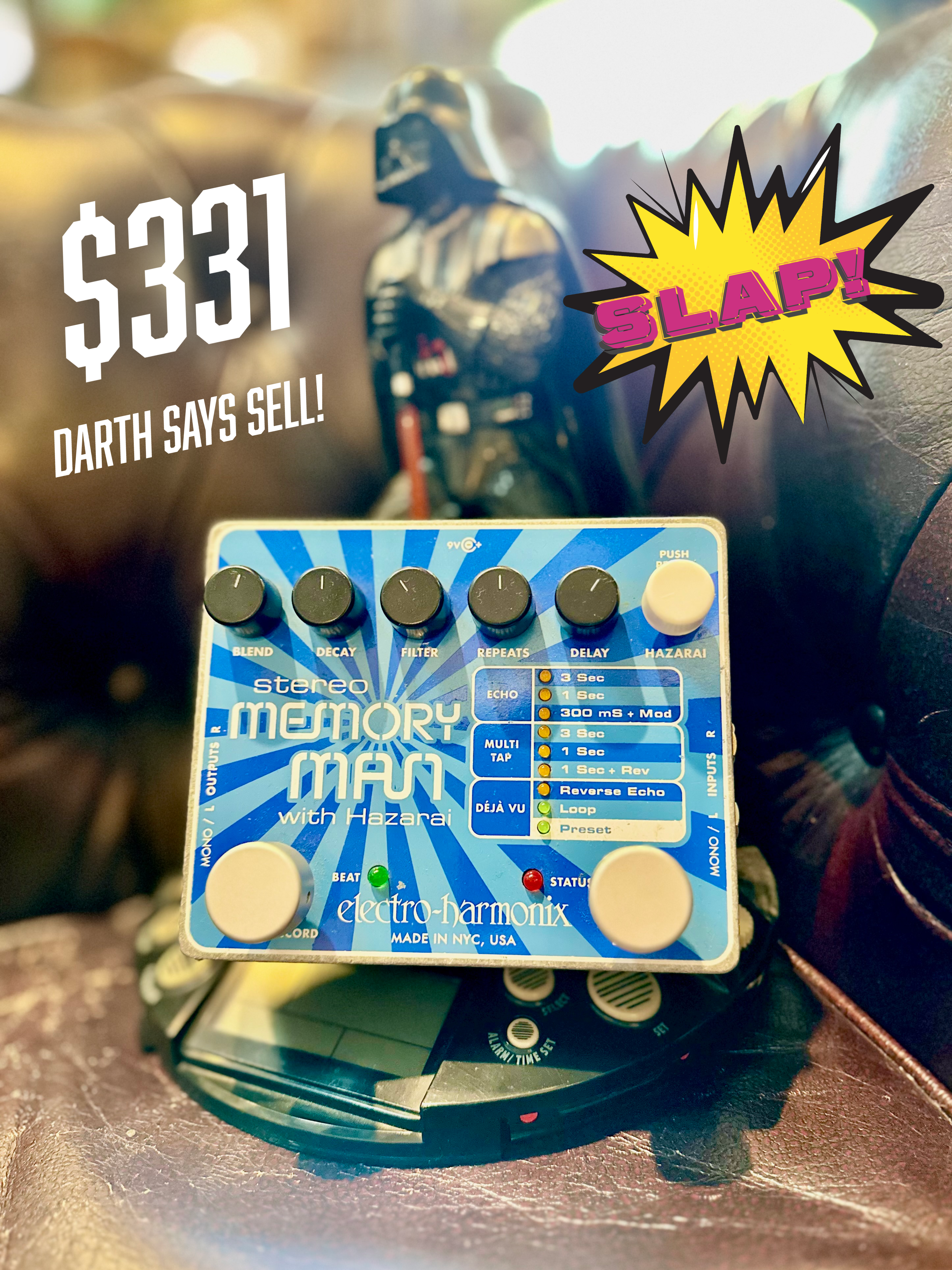 Electro Harmonix | Memory Man Stereo with Hazarai | Pre-Loved | SALE!