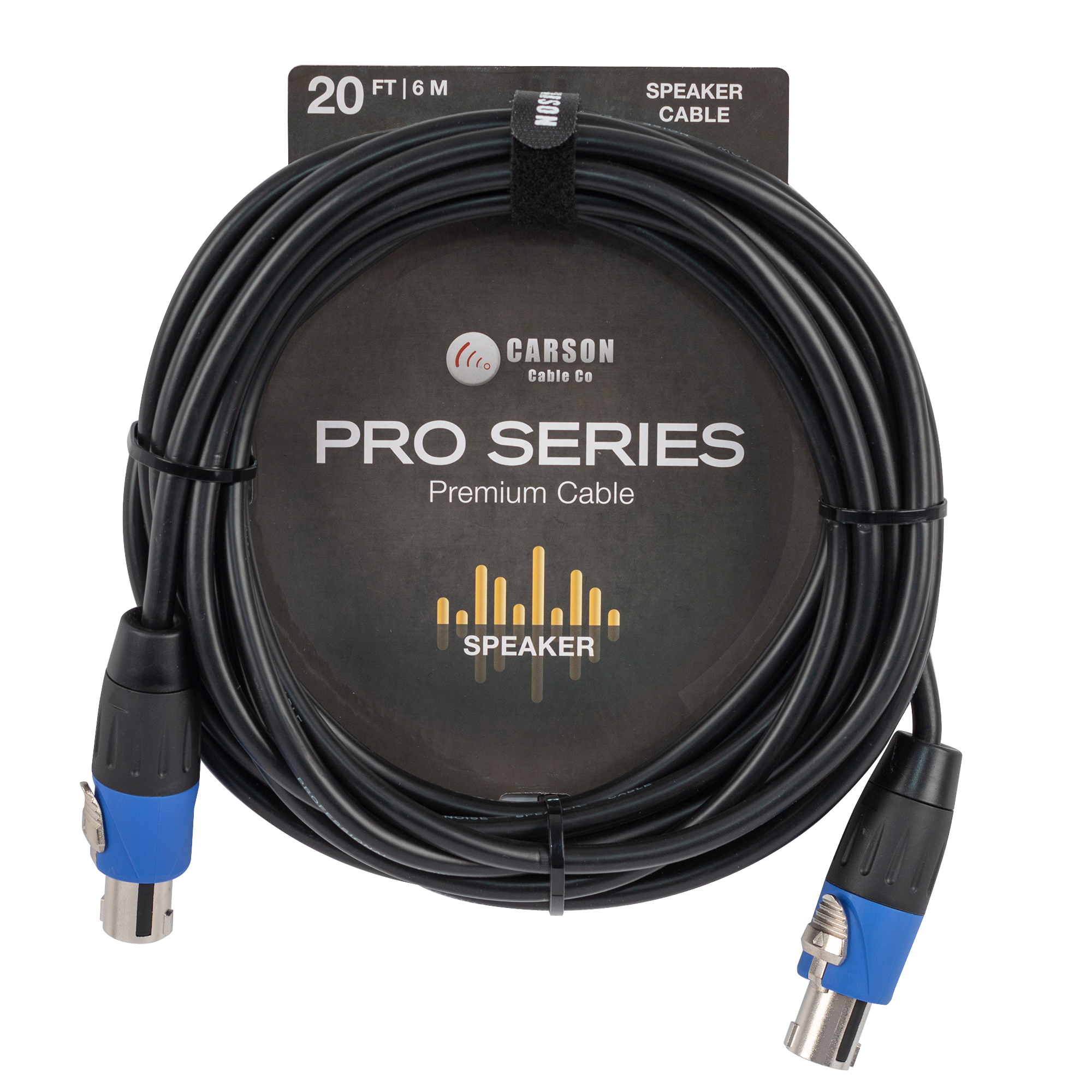 CARSON PRO | CPS20 | Heavy Duty Jumbo Speaker Cable.