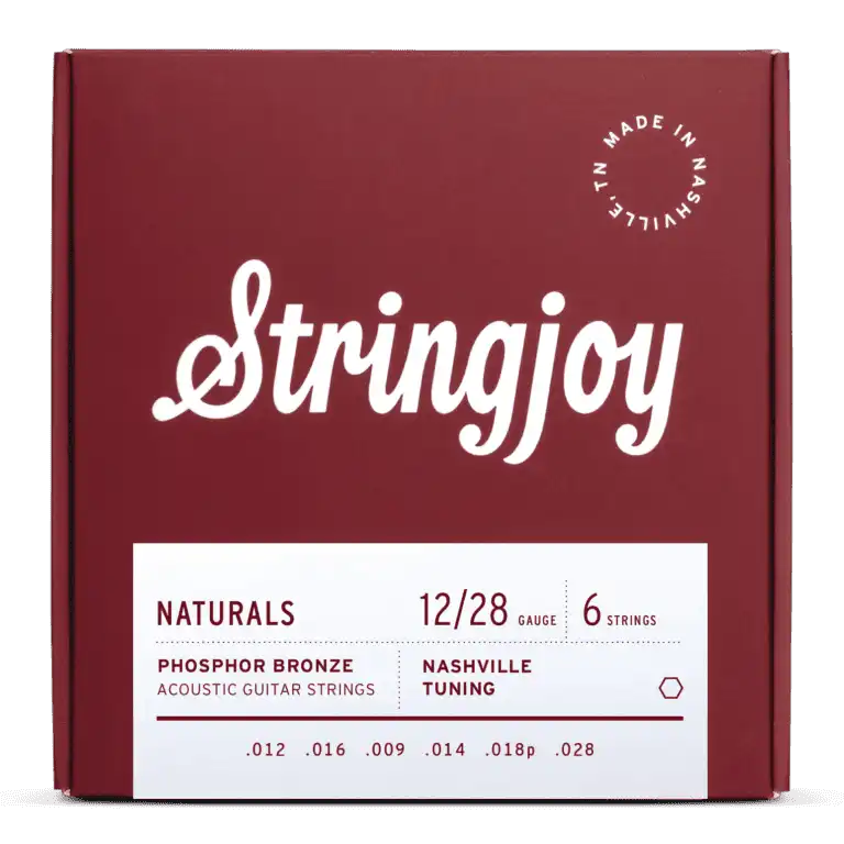 Stringjoy Naturals | Nashvill tuning (12-28) Phosphor Bronze Acoustic Guitar Strings