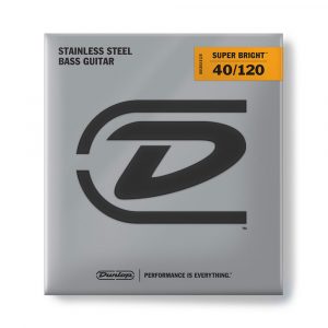 JIM DUNLOP | DBSBS40120 | Stainless Steel Round Wound Super Bright Bass Strings.