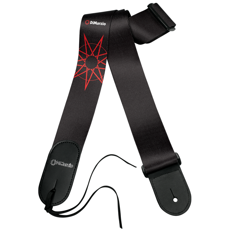 DiMARZIO | DD3148 | Jim Root #4 Black 2 inch nylon strap.