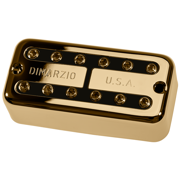 DiMARZIO | DP297FGB | Super Distor'Tron Guitar pickup. Gold cover.