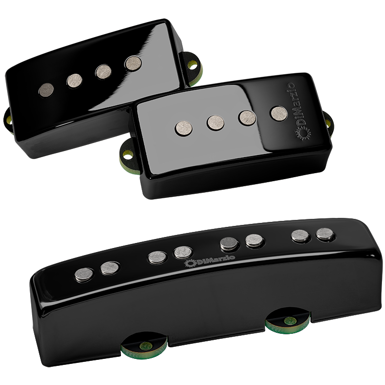 DiMARZIO | DP306B | Bass Guitar Pickup Set. Sixties PJ™ Set.