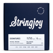  Stringjoy Signatures | Balanced Medium Gauge (11-50) Nickel Wound Electric Guitar Strings