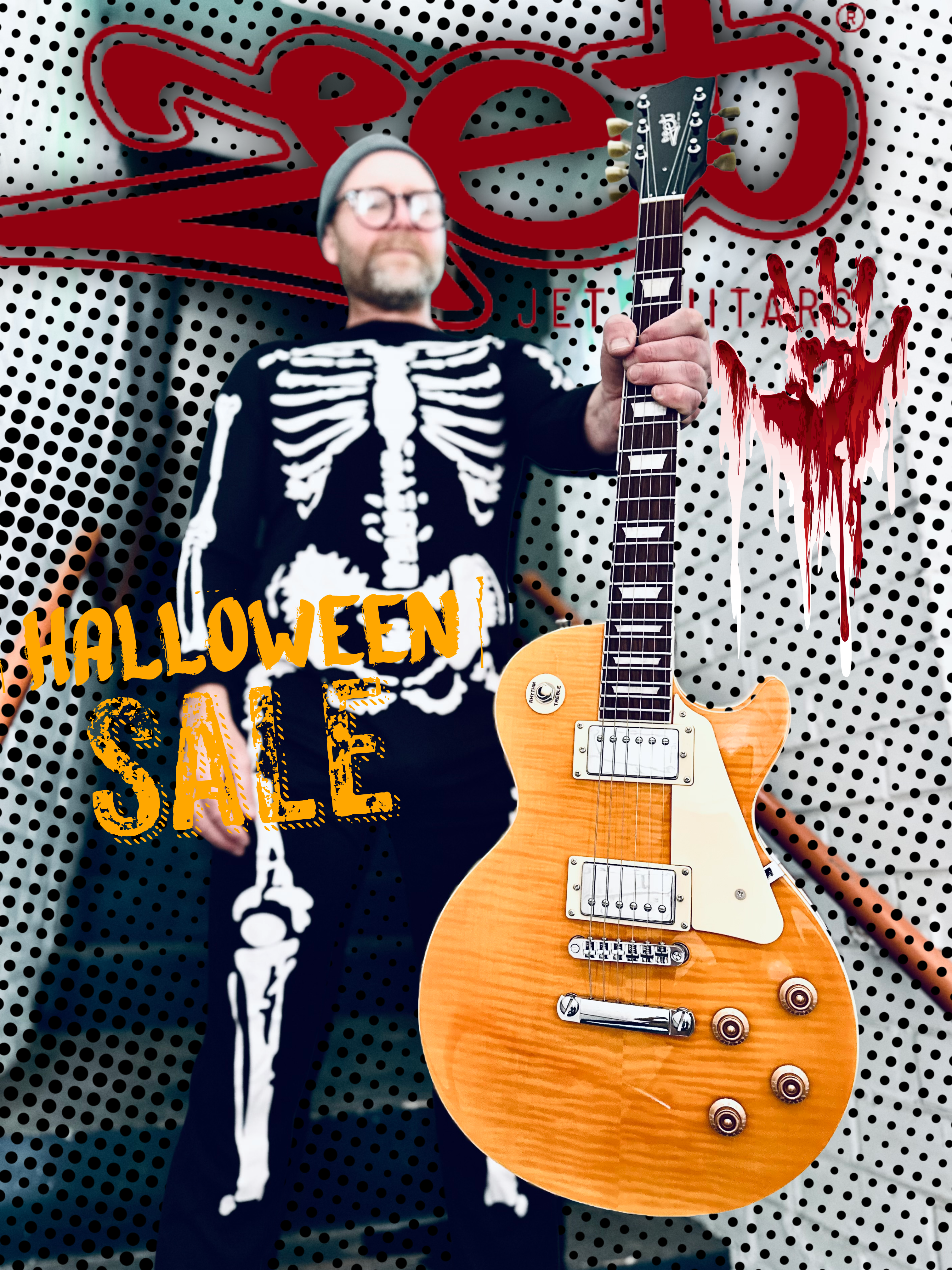 Jet Guitars | JL-500 | Lemon Burst